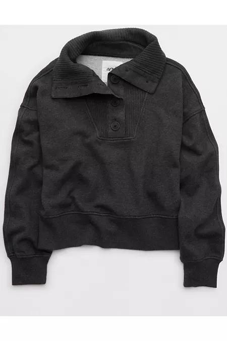 Aerie Best Button Sweatshirt Women's Product Image