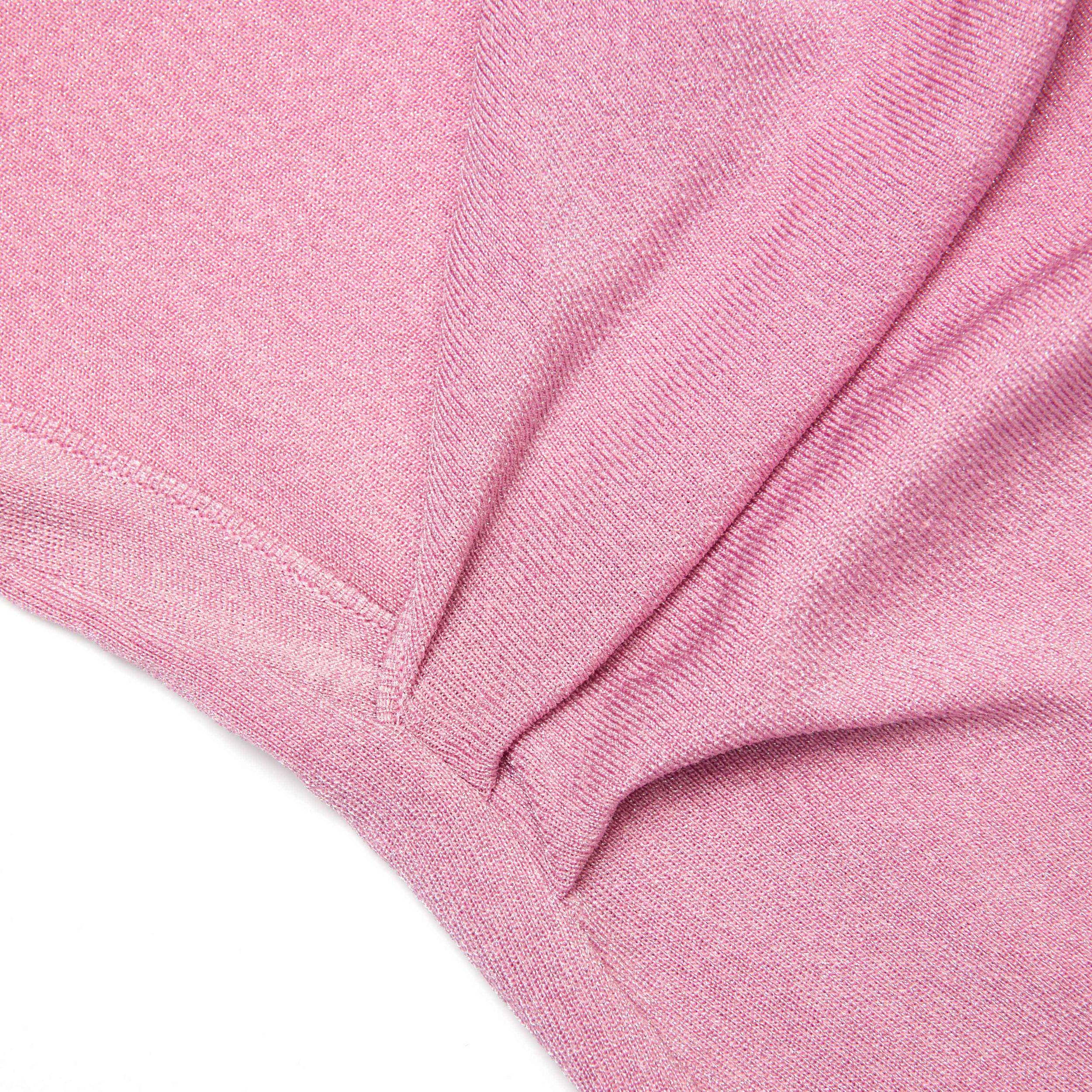 Pink Viscose Knit Mini Dress Product Image