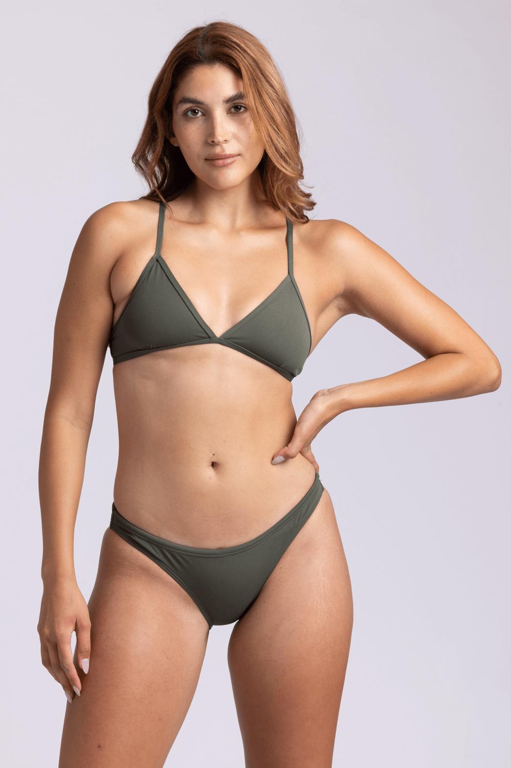 Europe Bikini Bottom - Army Female Product Image