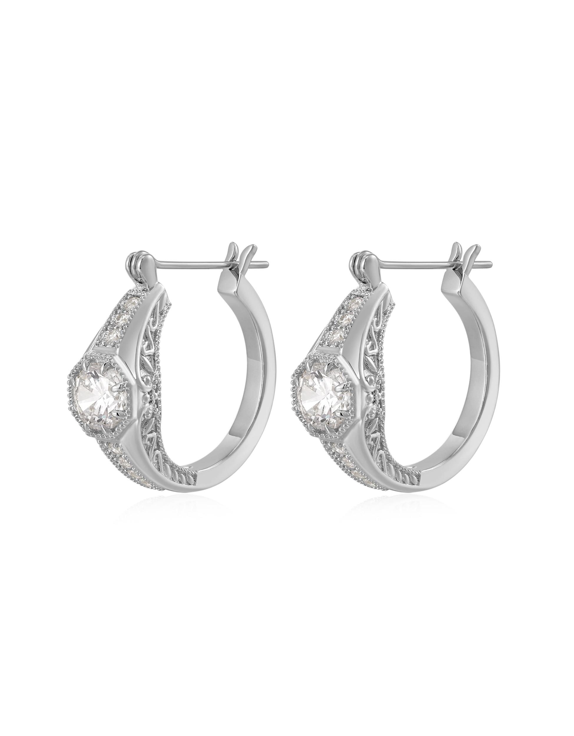LUV AJ x FL&L Vintage Engagement Hoop Earrings Product Image