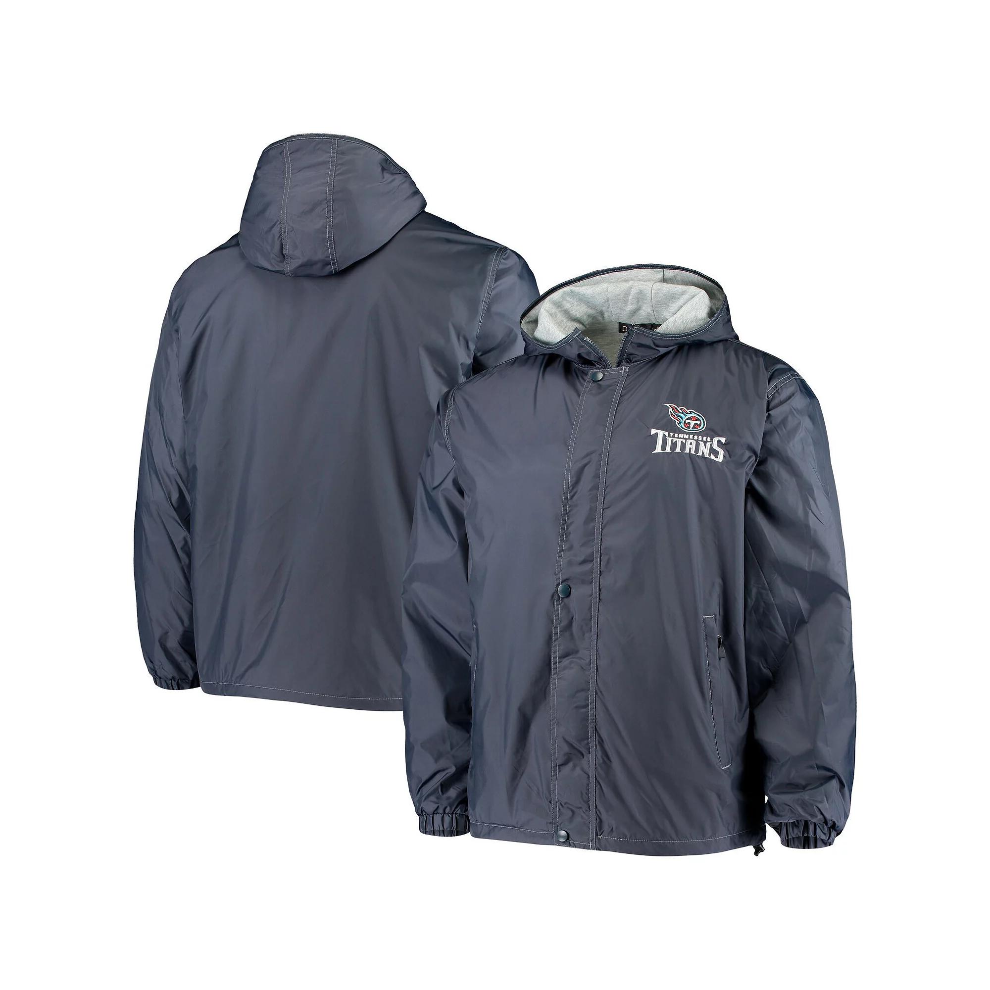 Men's Dunbrooke Navy Tennessee Titans Logo Legacy Stadium Full-Zip Jacket, Size: Large, Blue Product Image
