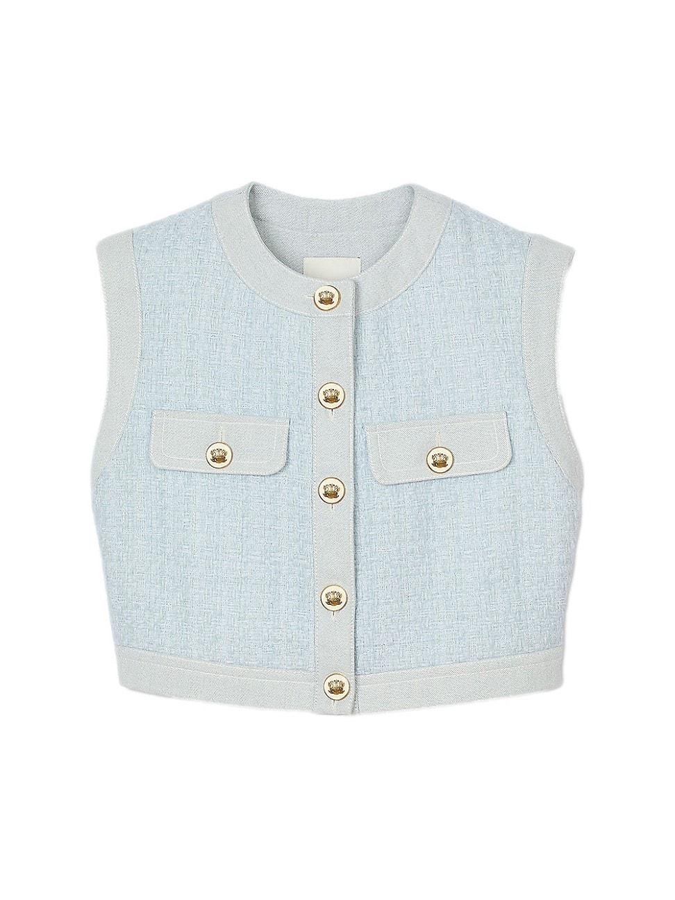 Womens Decorative Tweed Jacket Product Image