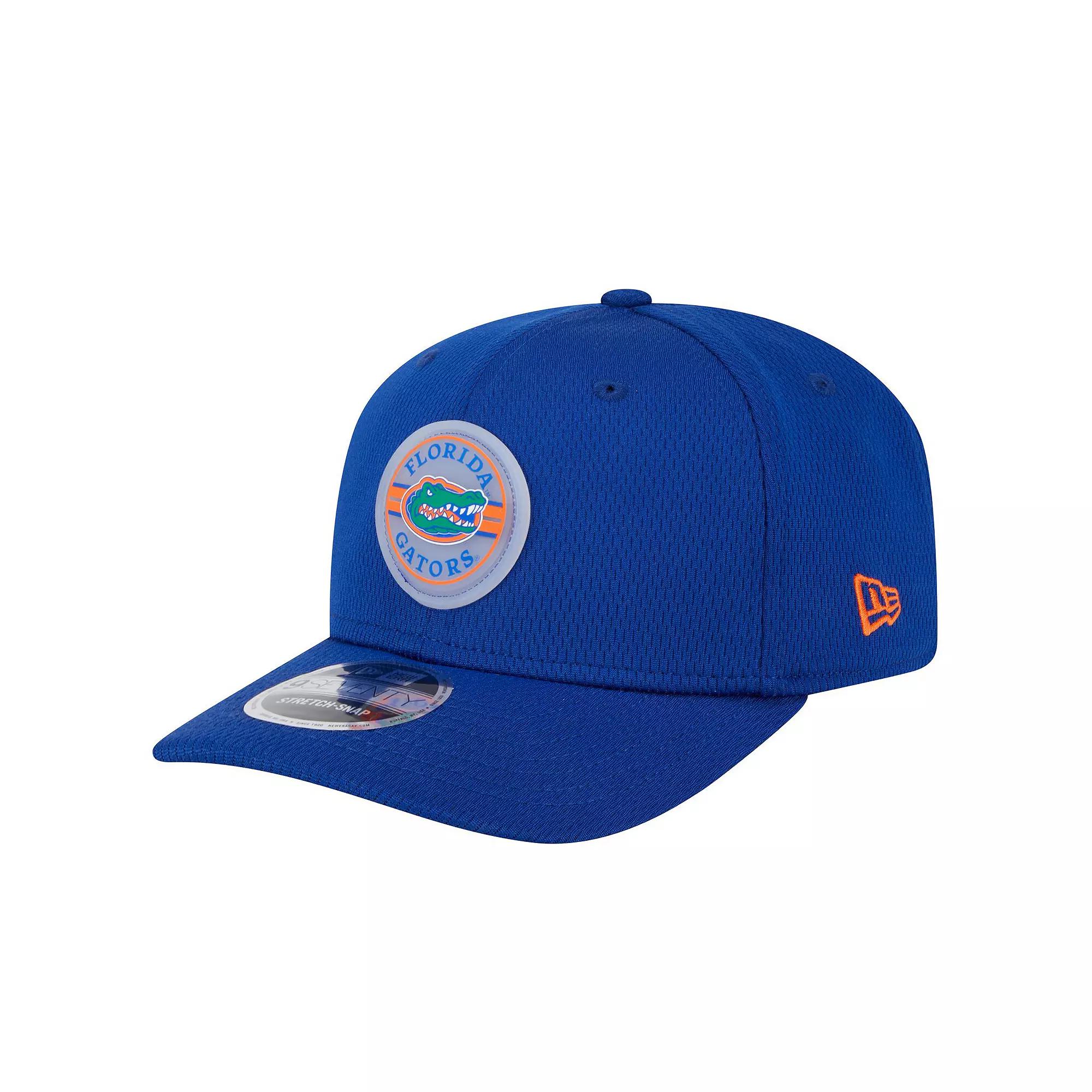 Men's New Era Royal Florida Gators Patched 9SEVENTY Stretch-Snap Adjustable Hat, Blue Product Image