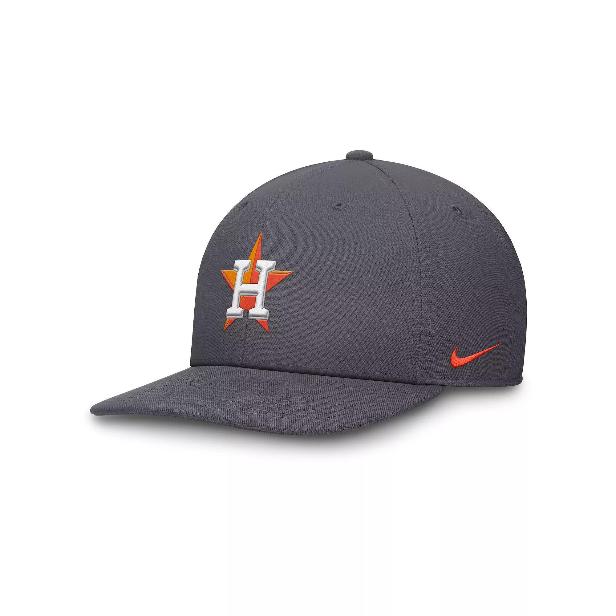 Men's Nike Gray Houston Astros Pro Performance Snapback Hat,  Product Image