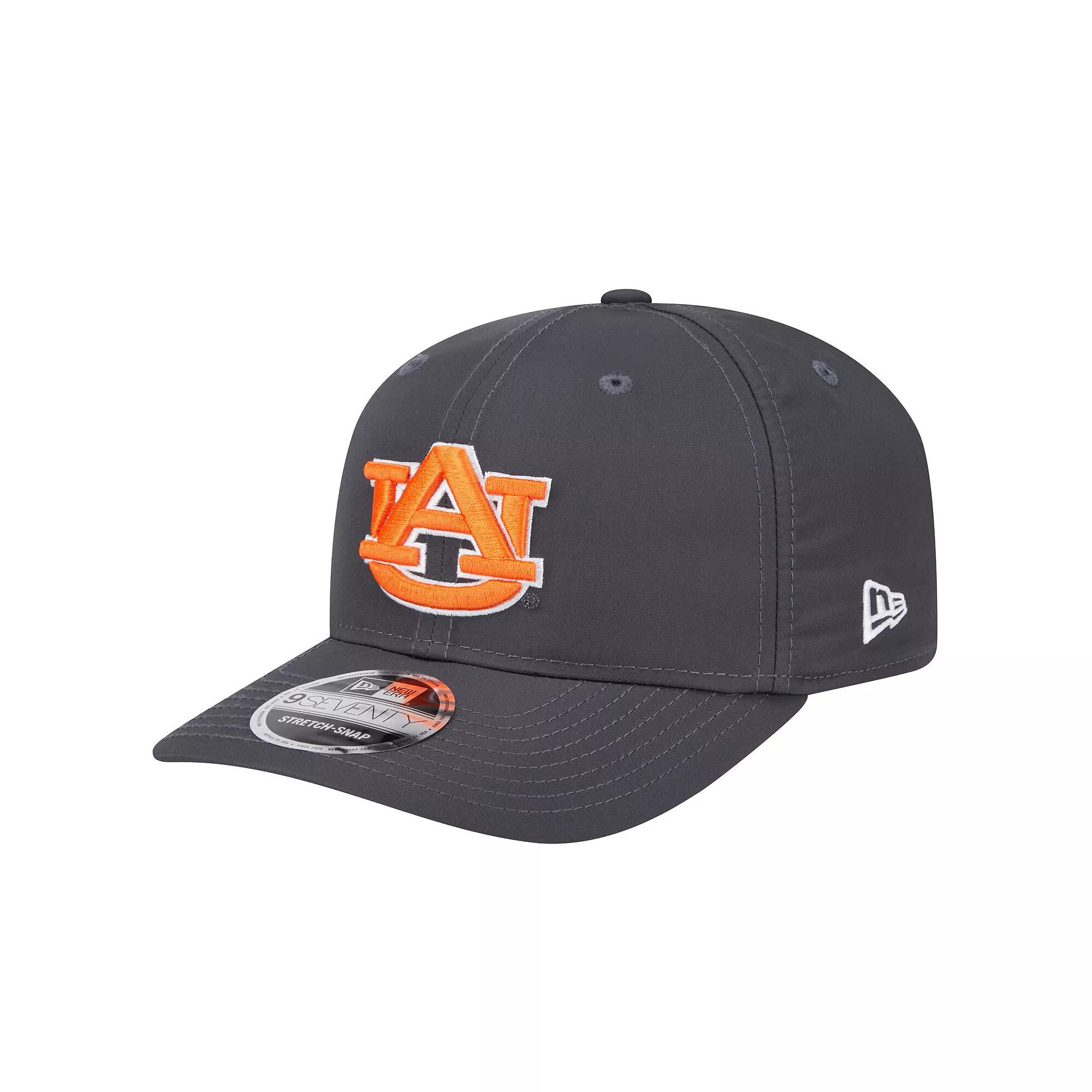 Men's New Era Charcoal Auburn Tigers 9SEVENTY Stretch-Snap Hat Product Image