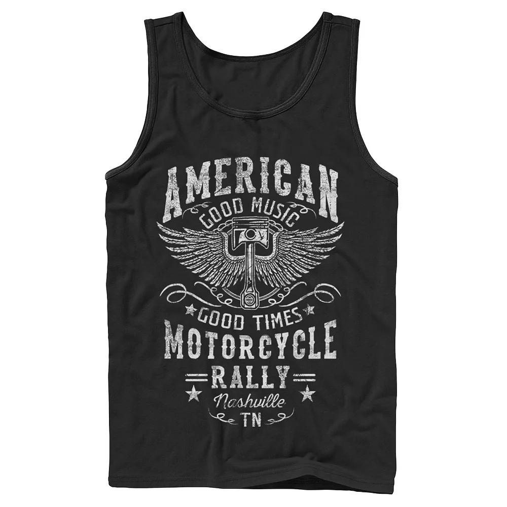 Men's American Motorcycle Rally Nashville TN Tank Top,  Product Image