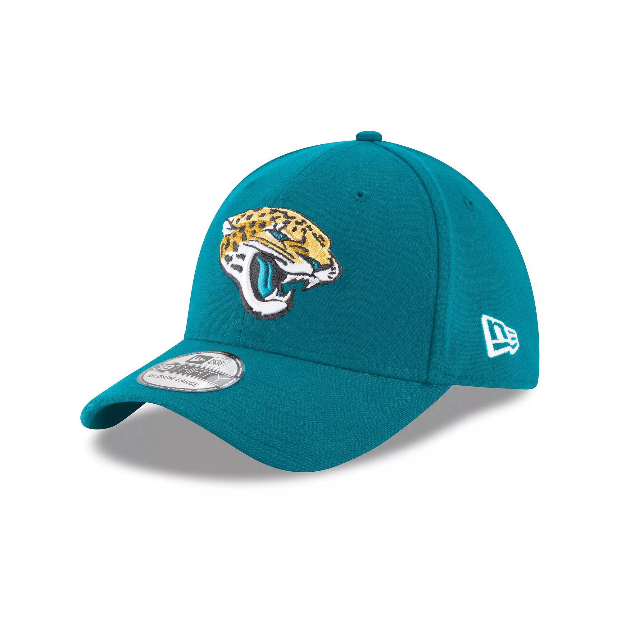 Mens New Era Teal Jacksonville Jaguars 39THIRTY Flex Team Classic Hat Product Image