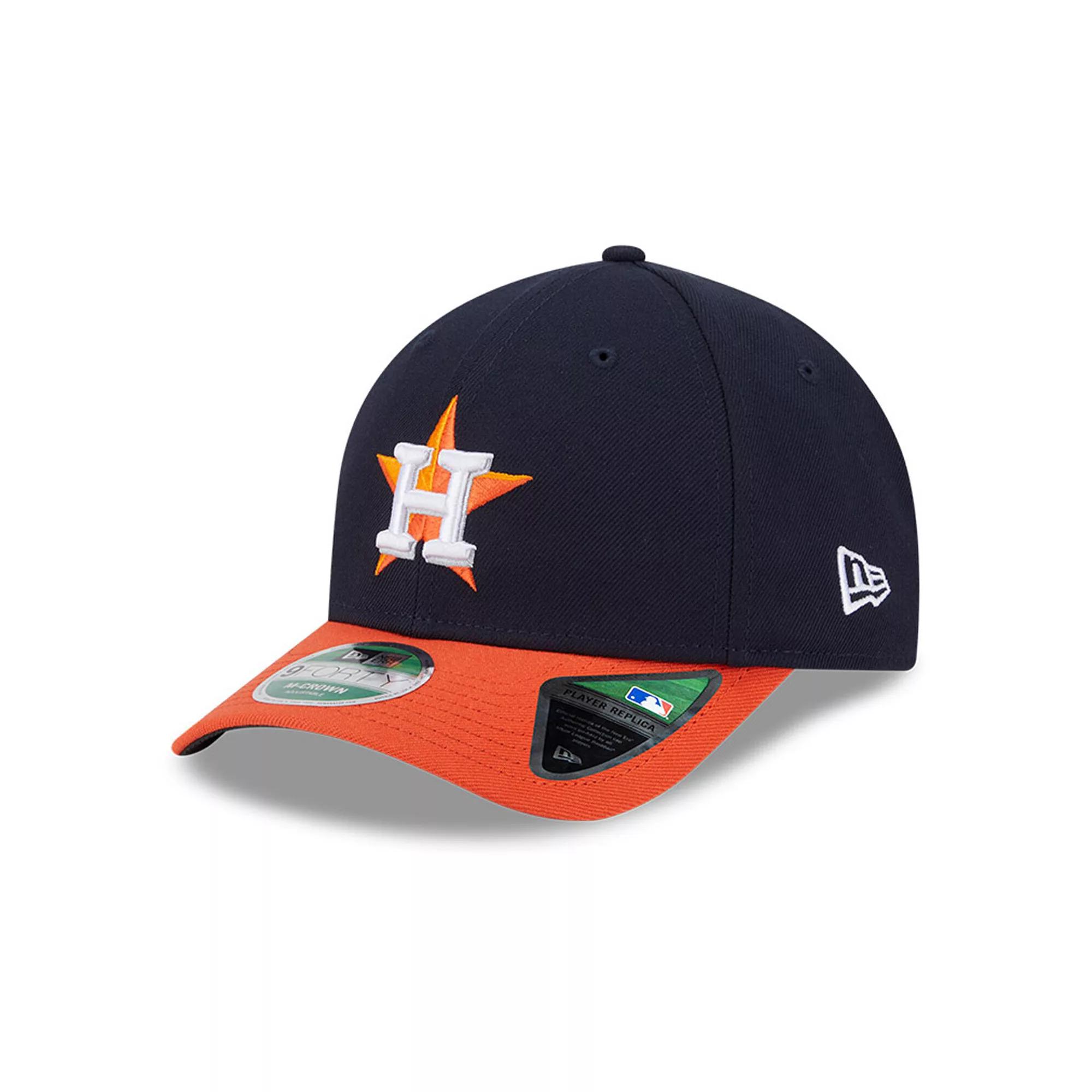 New Era Mens New Era Astros 940MC Replica Player Road OTC Cap - Mens Orange/Navy Product Image