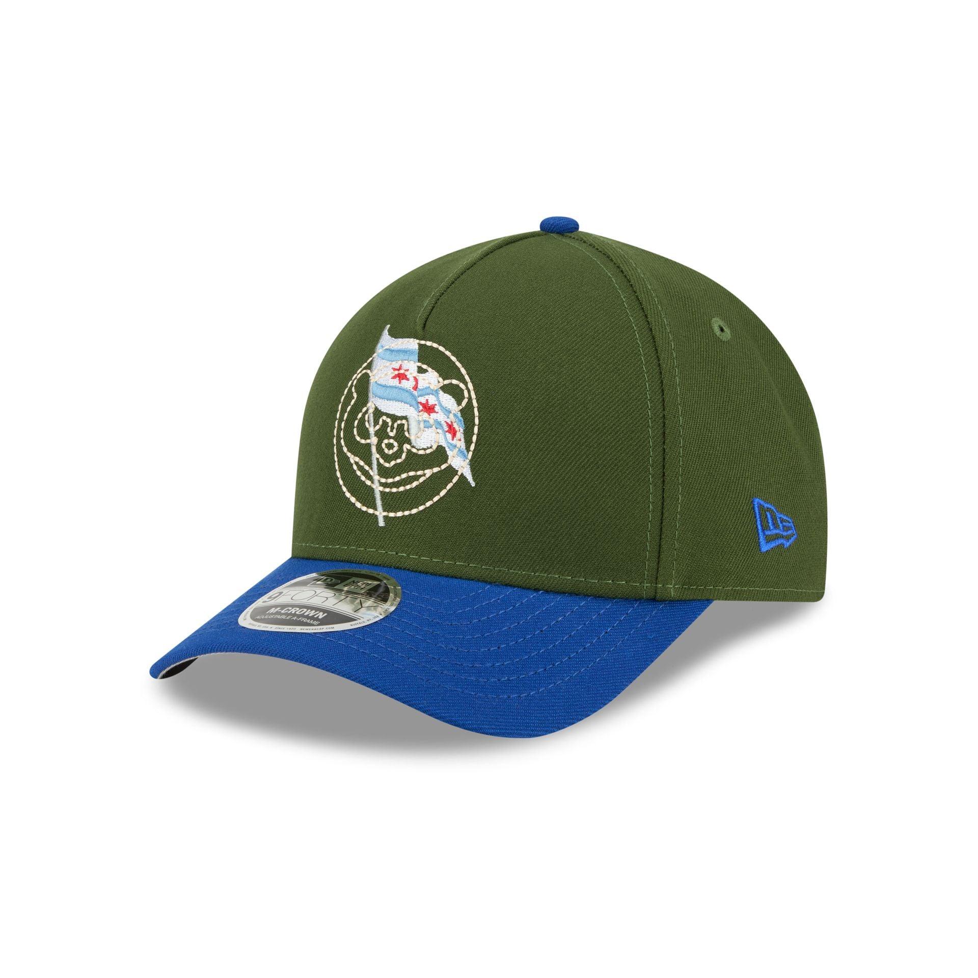 Alpha Industries x Buffalo Bills Olive Green 9FORTY M-Crown A-Frame Snapback Hat Male Product Image