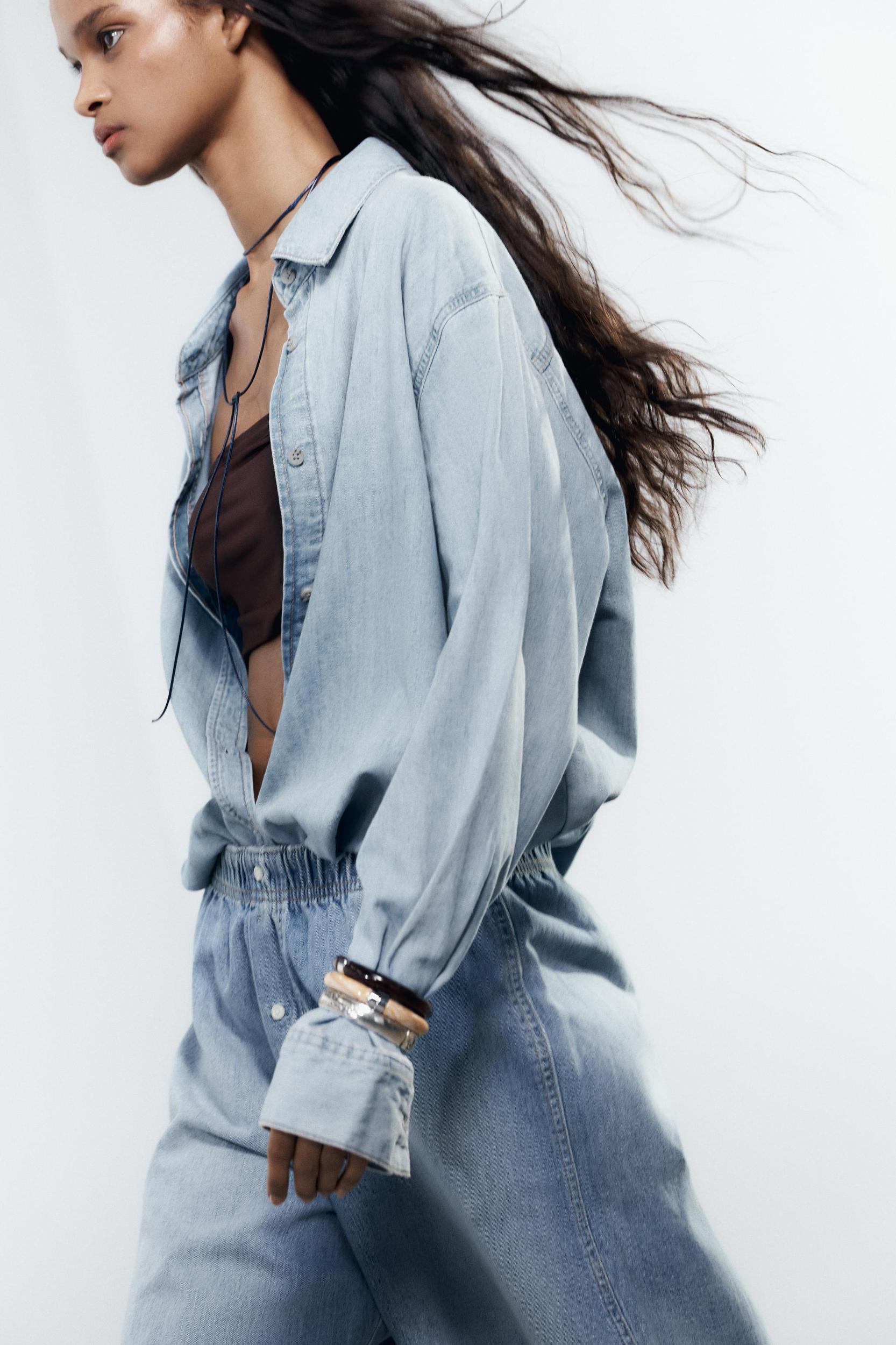 TRF DENIM BOXER SHORTS Product Image