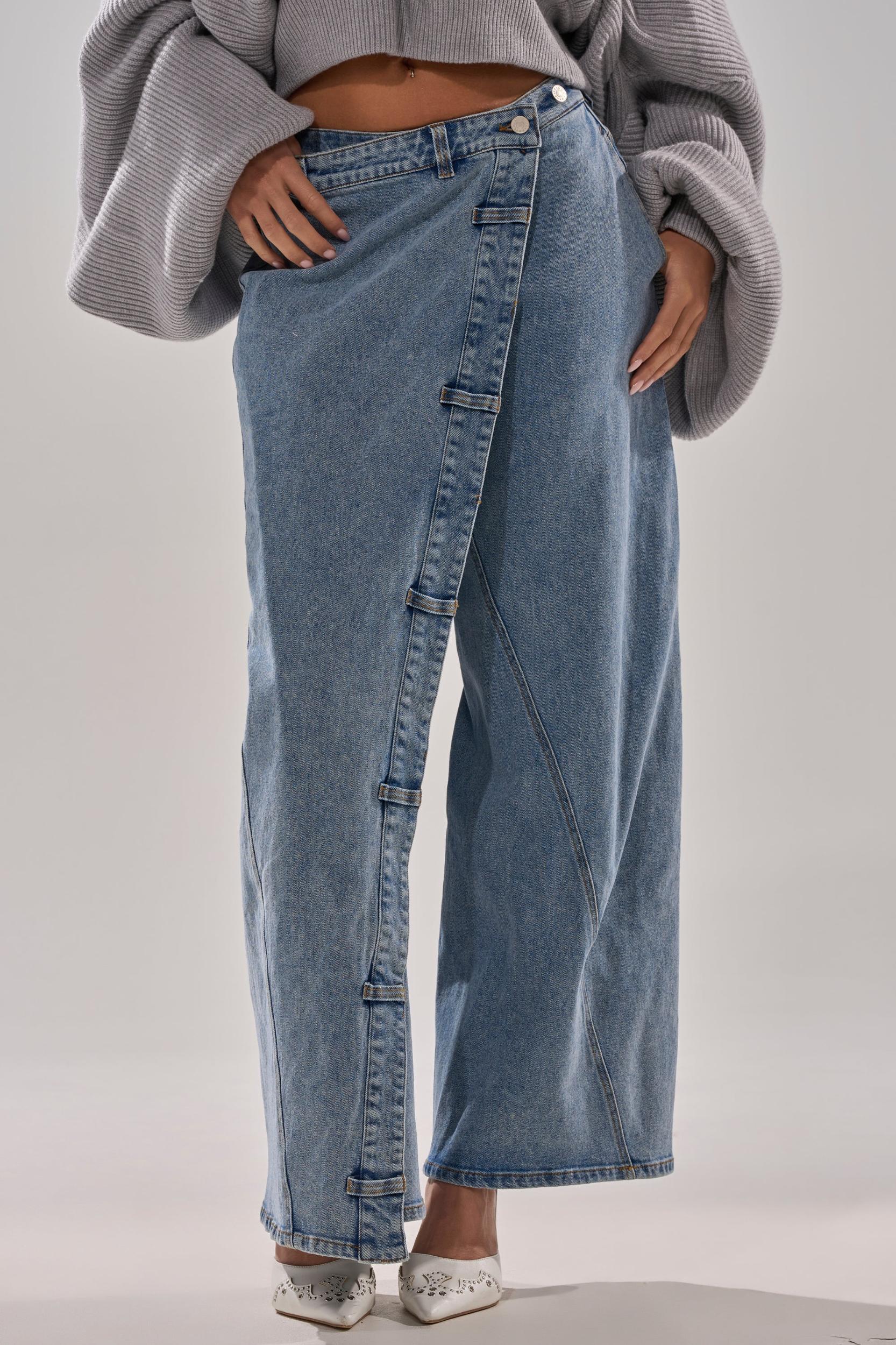 COVERED UP RELAXED DENIM PANT Product Image