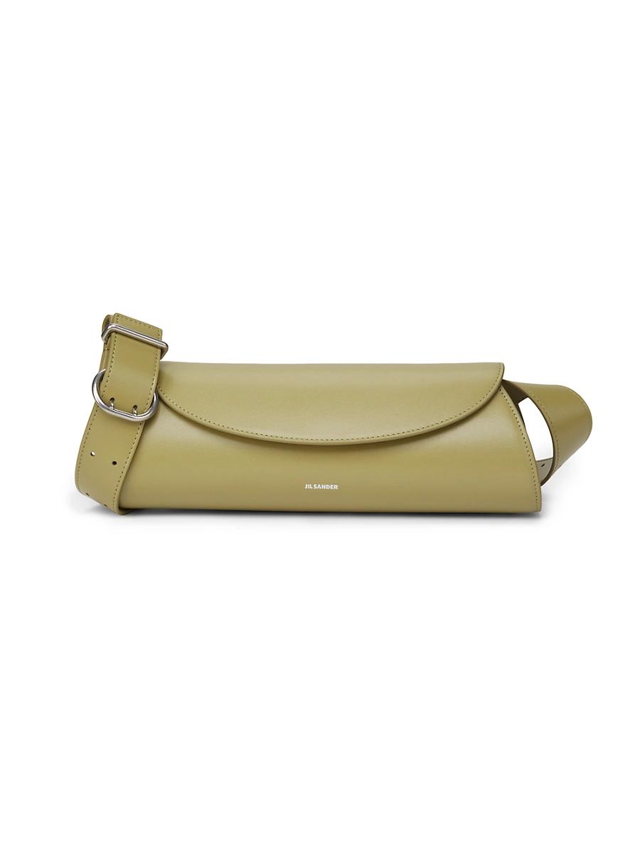 Womens Small Cannolo Leather Shoulder Bag Product Image