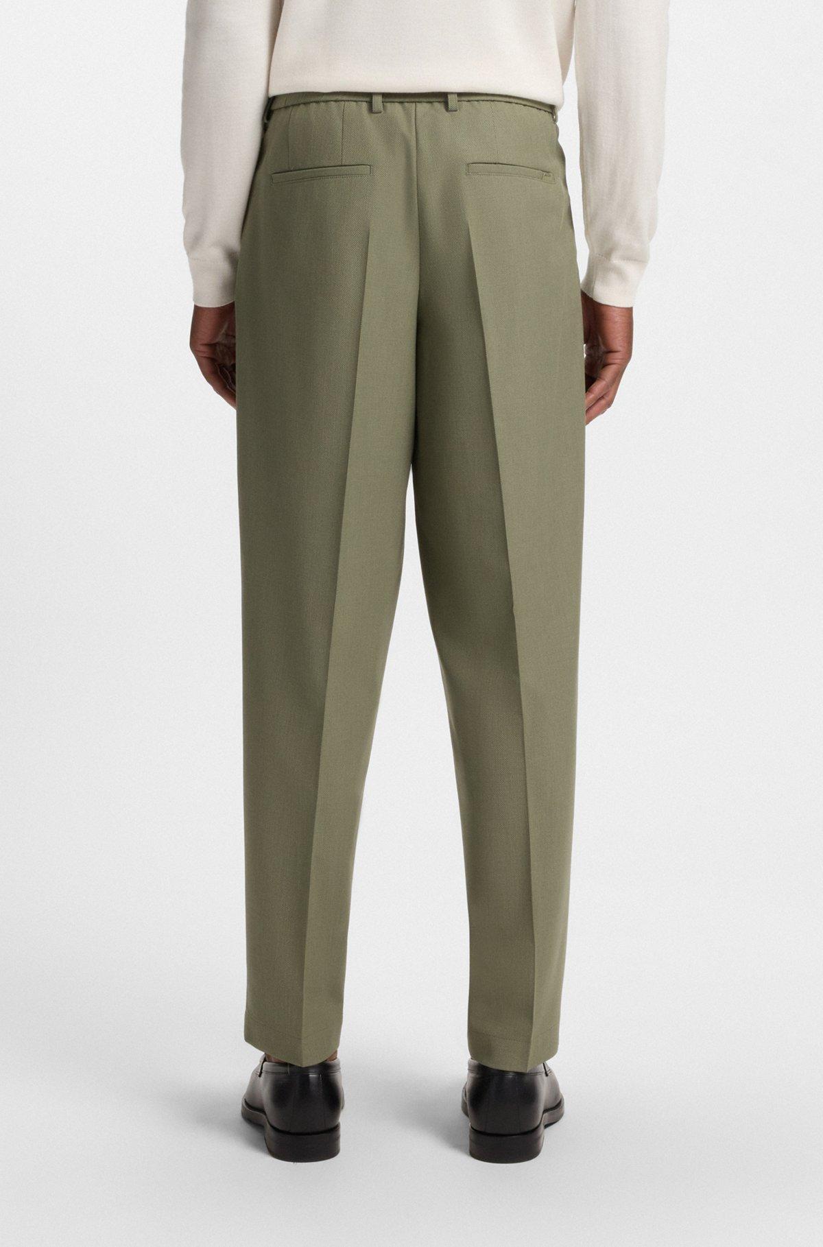 Relaxed-fit trousers in machine-washable stretch fabric Product Image