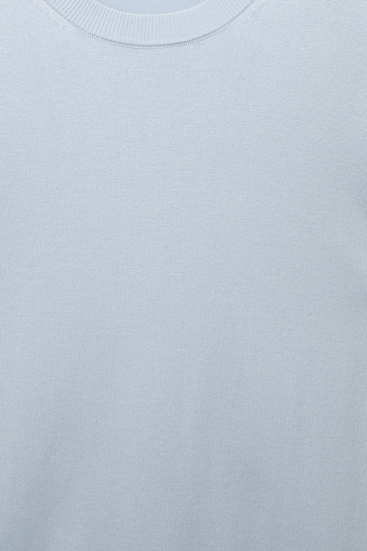 Short sleeve knit T-shirt Product Image