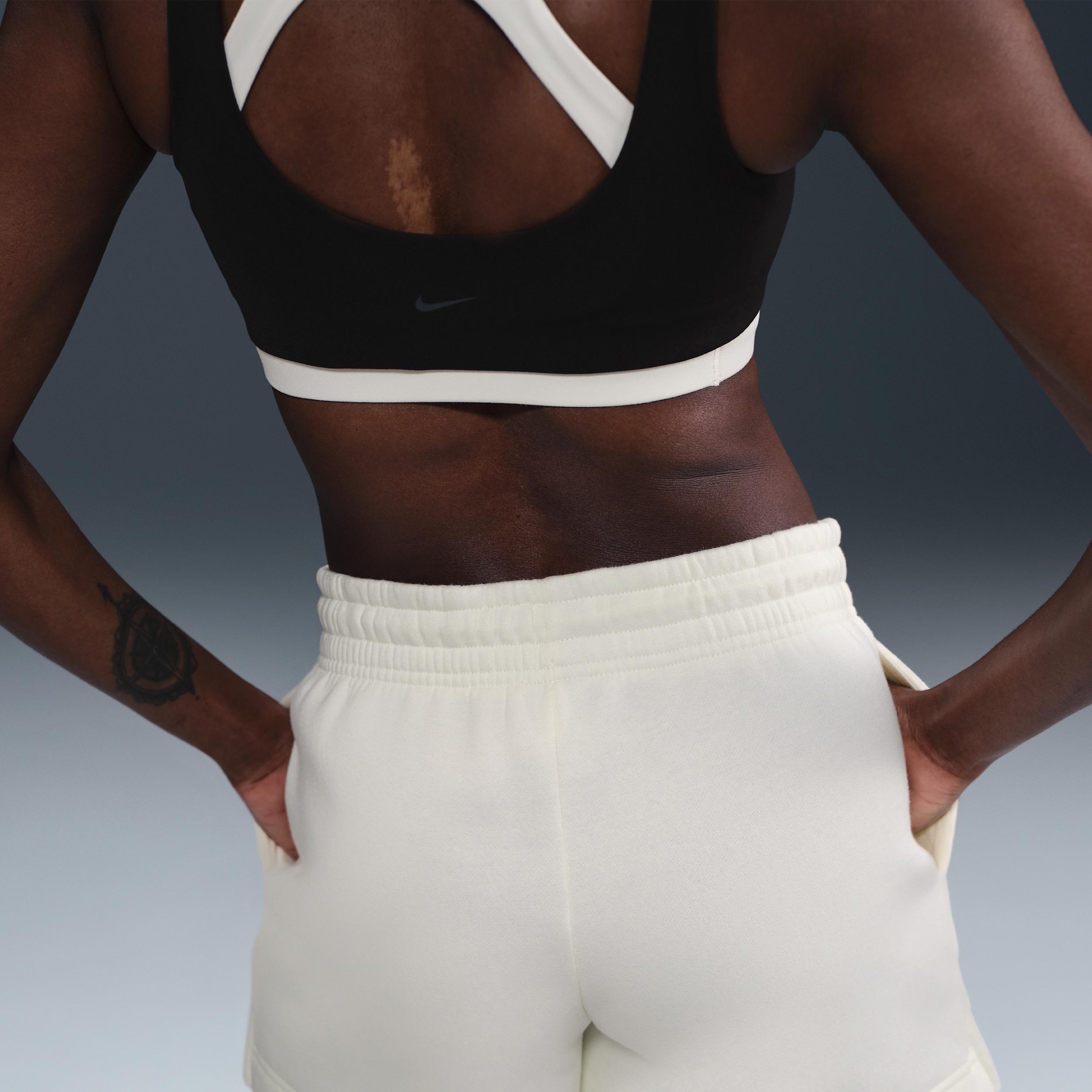 Womens Nike Sportswear Phoenix Fleece Mid-Rise 4 Shorts | IH2108-133 Product Image