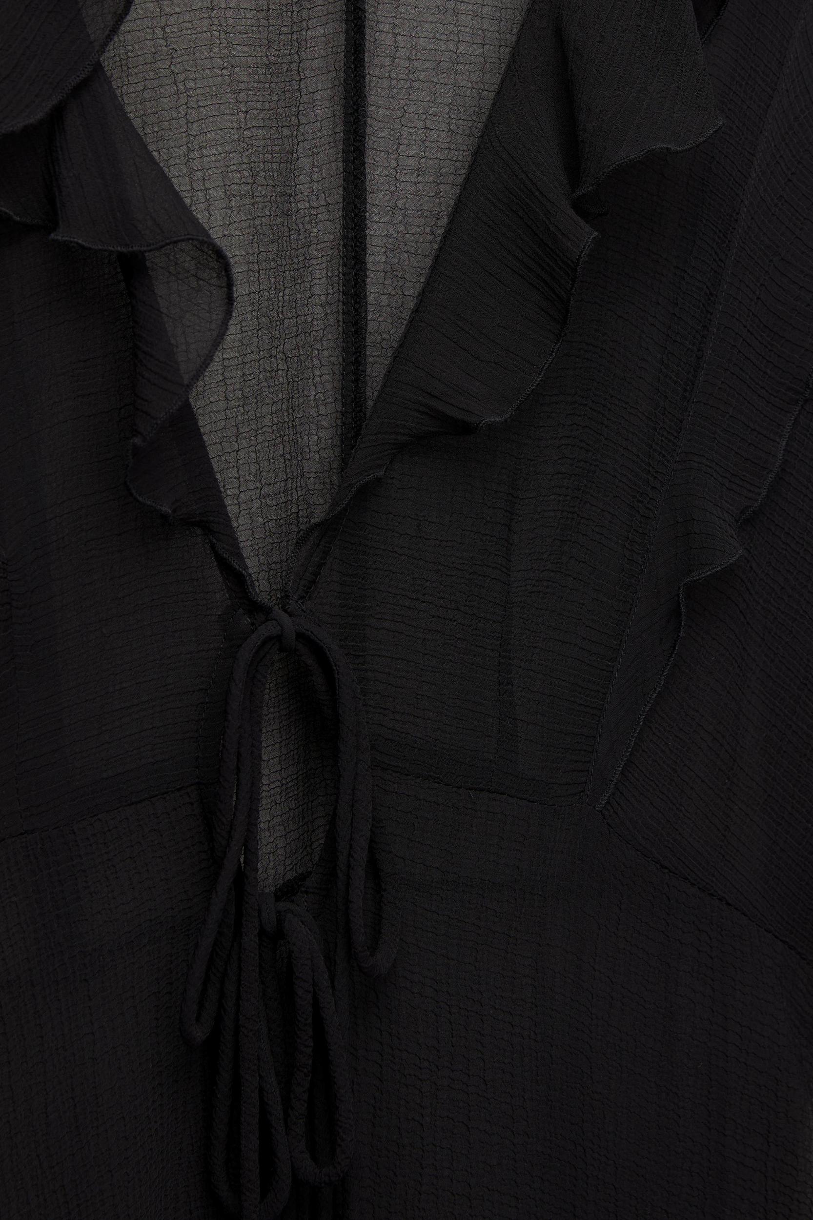 Long ruffled camisole kimono Product Image