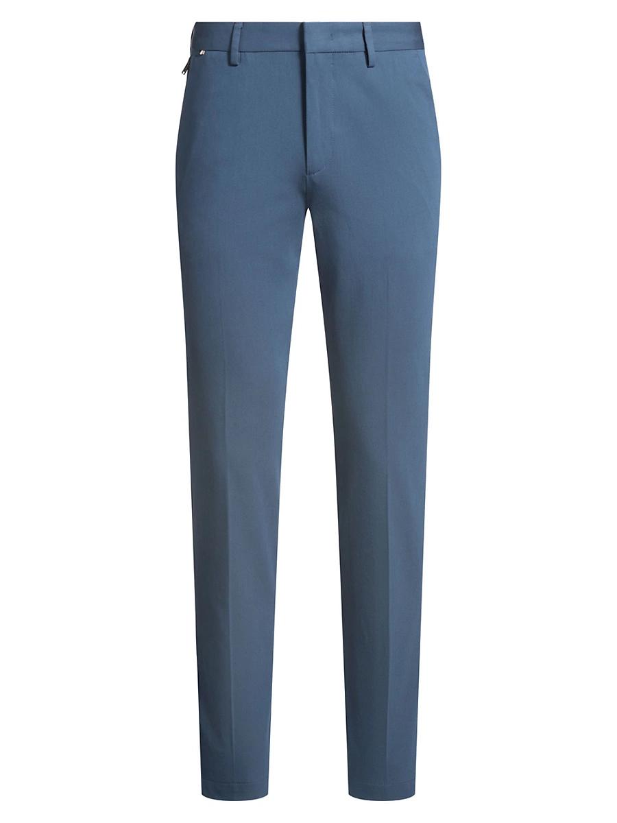 Mens Slim-Fit Trousers in Stretch Cotton Product Image