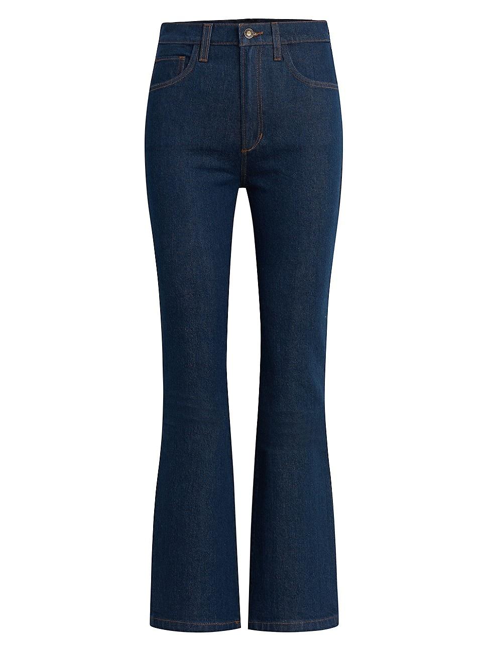 Womens The Valentina Super High-Rise Boot-Cut Jeans Product Image