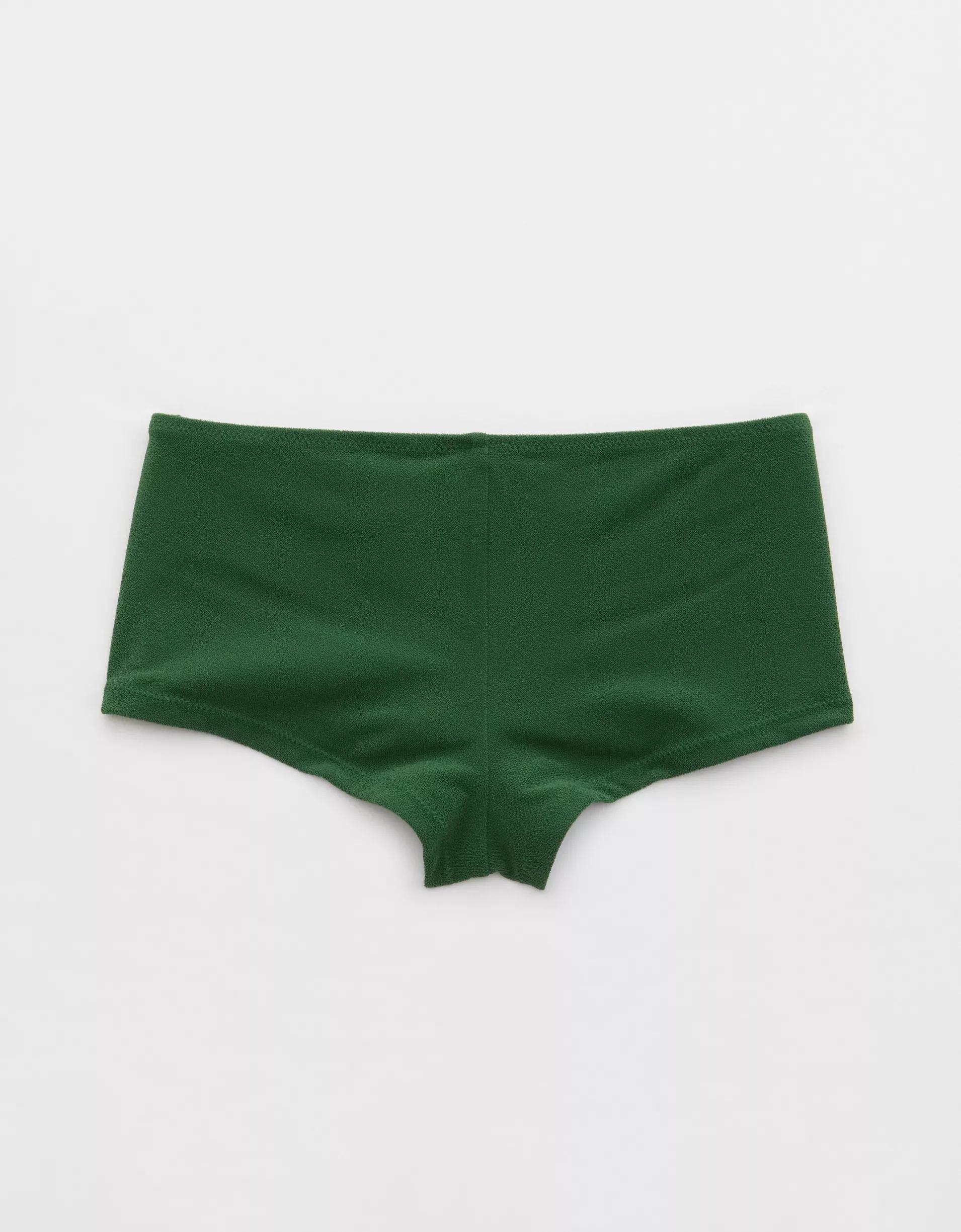 Aerie Terry Boyshort Cheeky Bikini Bottom Product Image