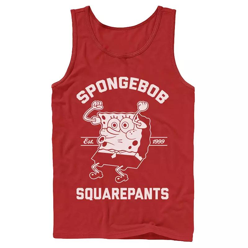Men's Nickelodeon SpongeBob SquarePants Excited Established 99 Tank Top,  Product Image