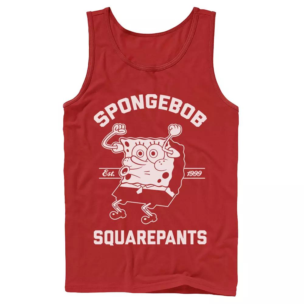 Men's Nickelodeon SpongeBob SquarePants Excited Established 99 Tank Top,  Product Image
