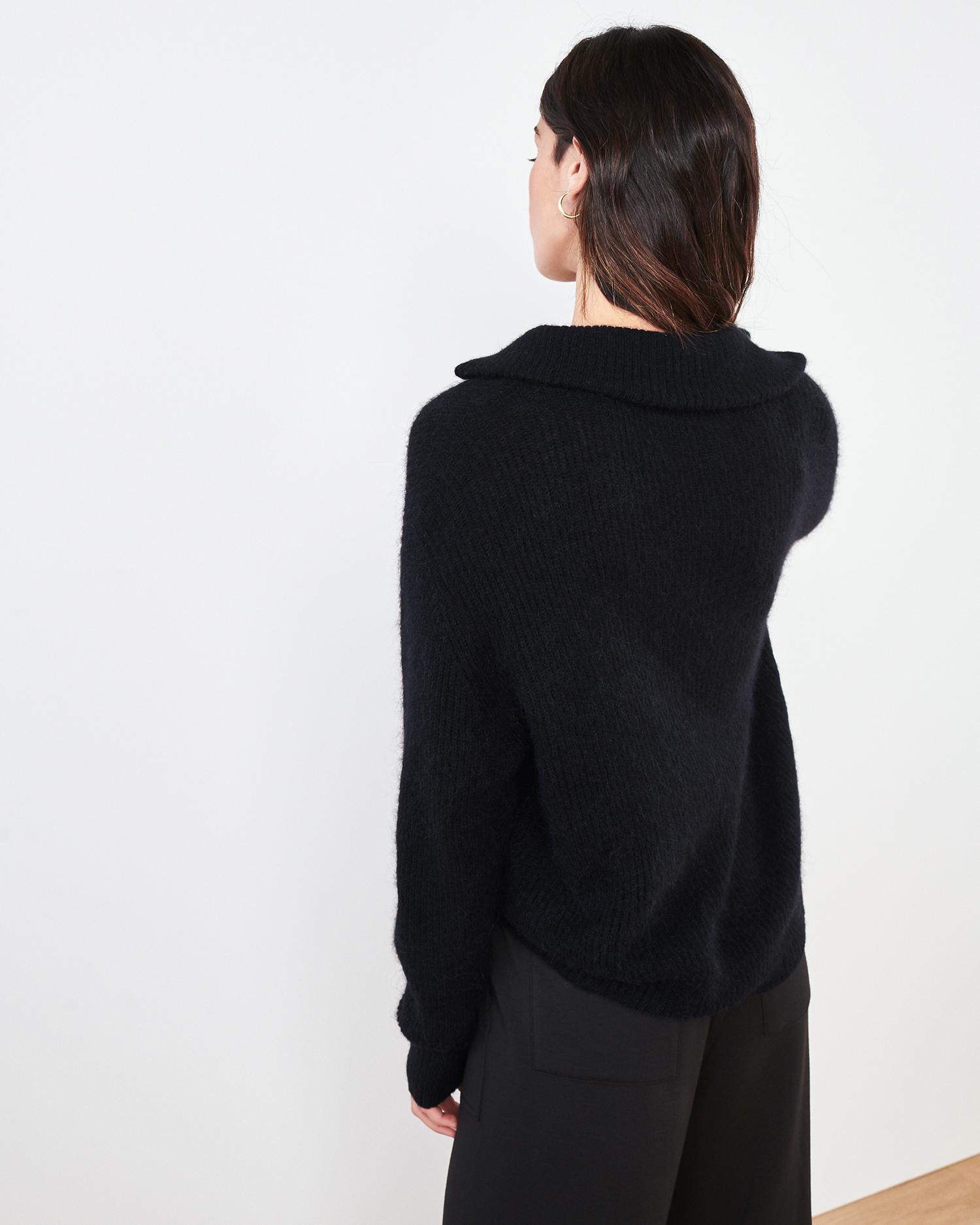 Quince | Women's Alpaca Quarter Zip Sweaters Size XS Product Image