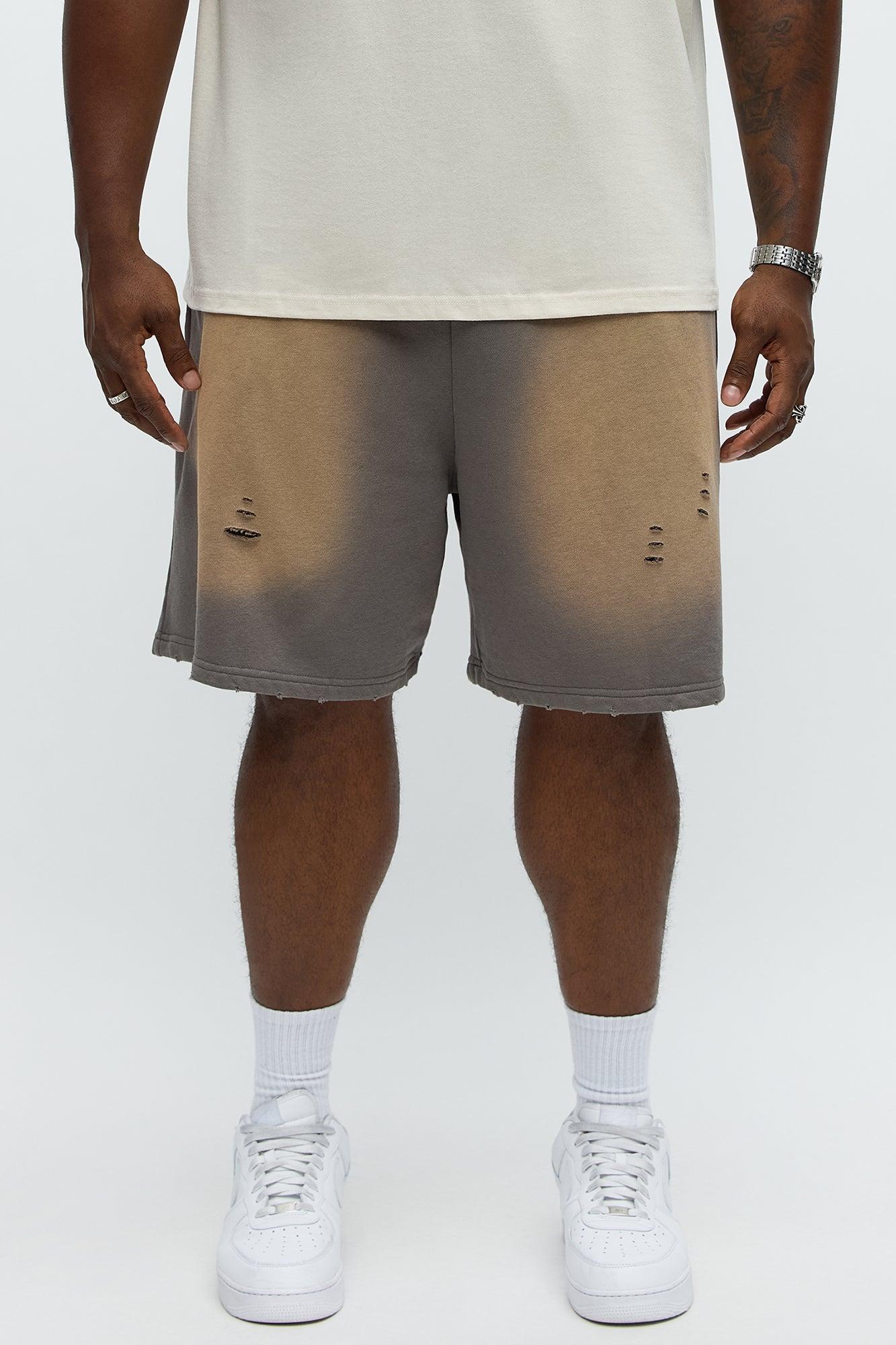 Tyson Dont Fade Relaxed Shorts - Grey Male Product Image