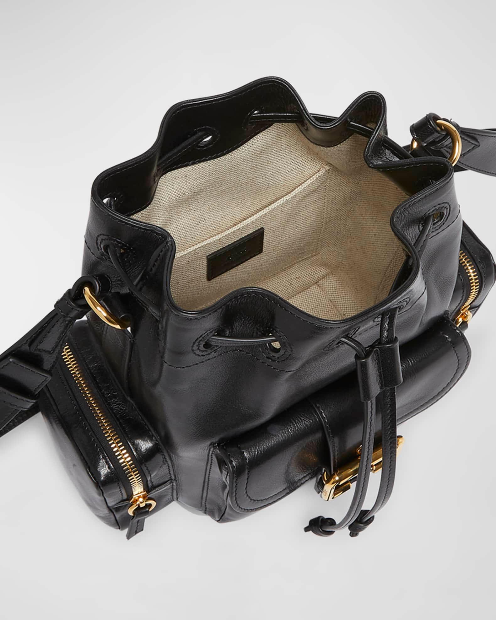 Camera Bucket Crossbody Bag in Shiny Calfskin  Product Image