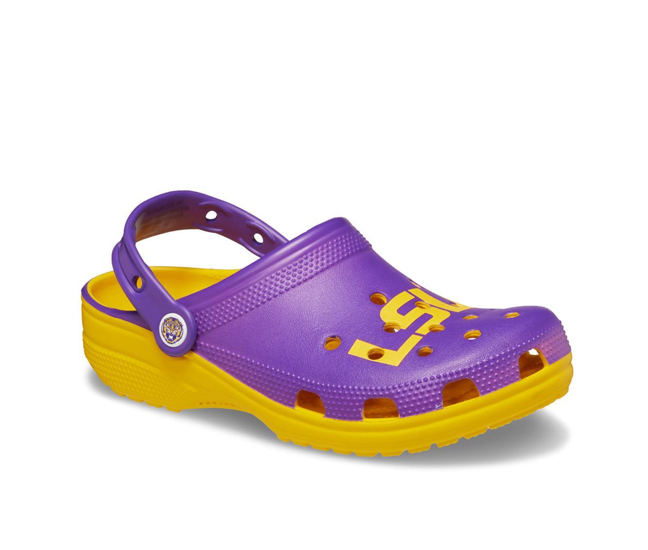 Men's Crocs LSU Classic Clogs Product Image
