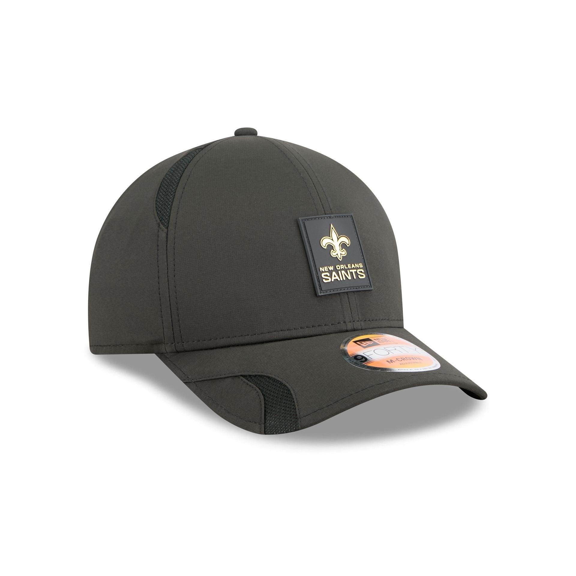 New Orleans Saints 2025 Sideline Hot Weather 9FORTY M-Crown Snapback Hat Male Product Image