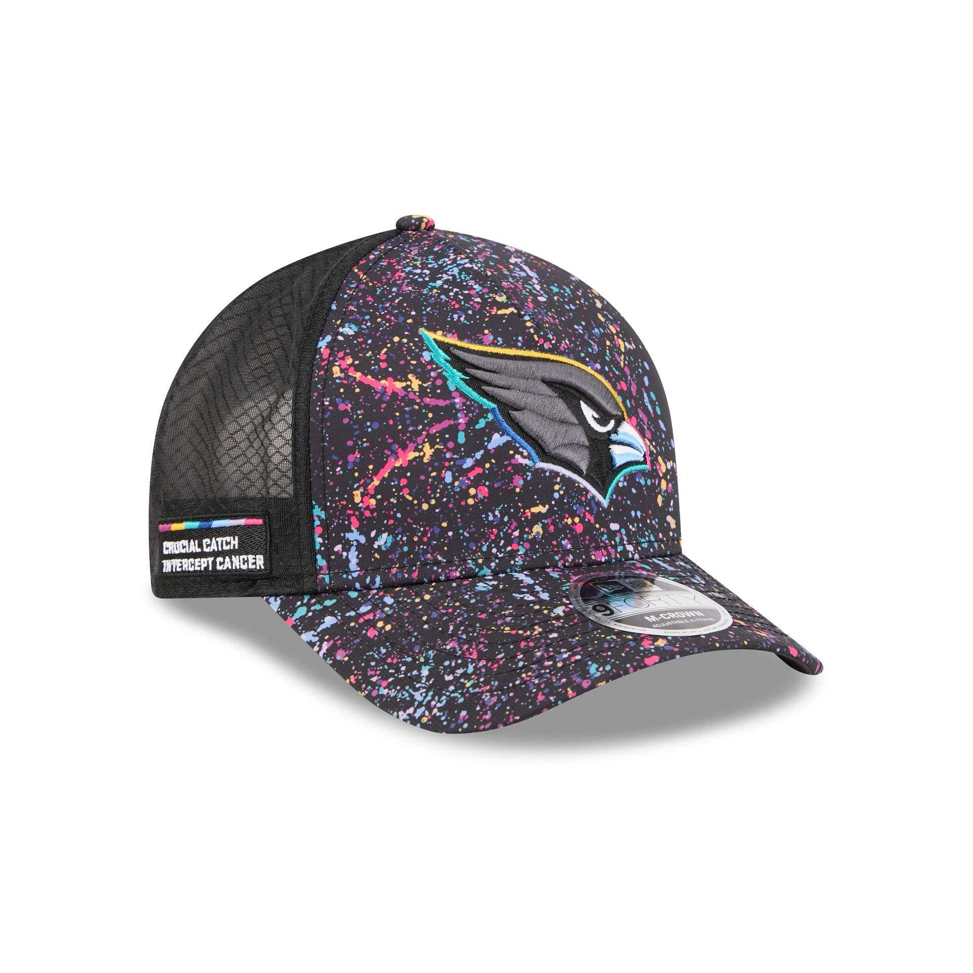 Arizona Cardinals 2025 Crucial Catch 9FORTY M-Crown A-Frame Trucker Hat Male Product Image