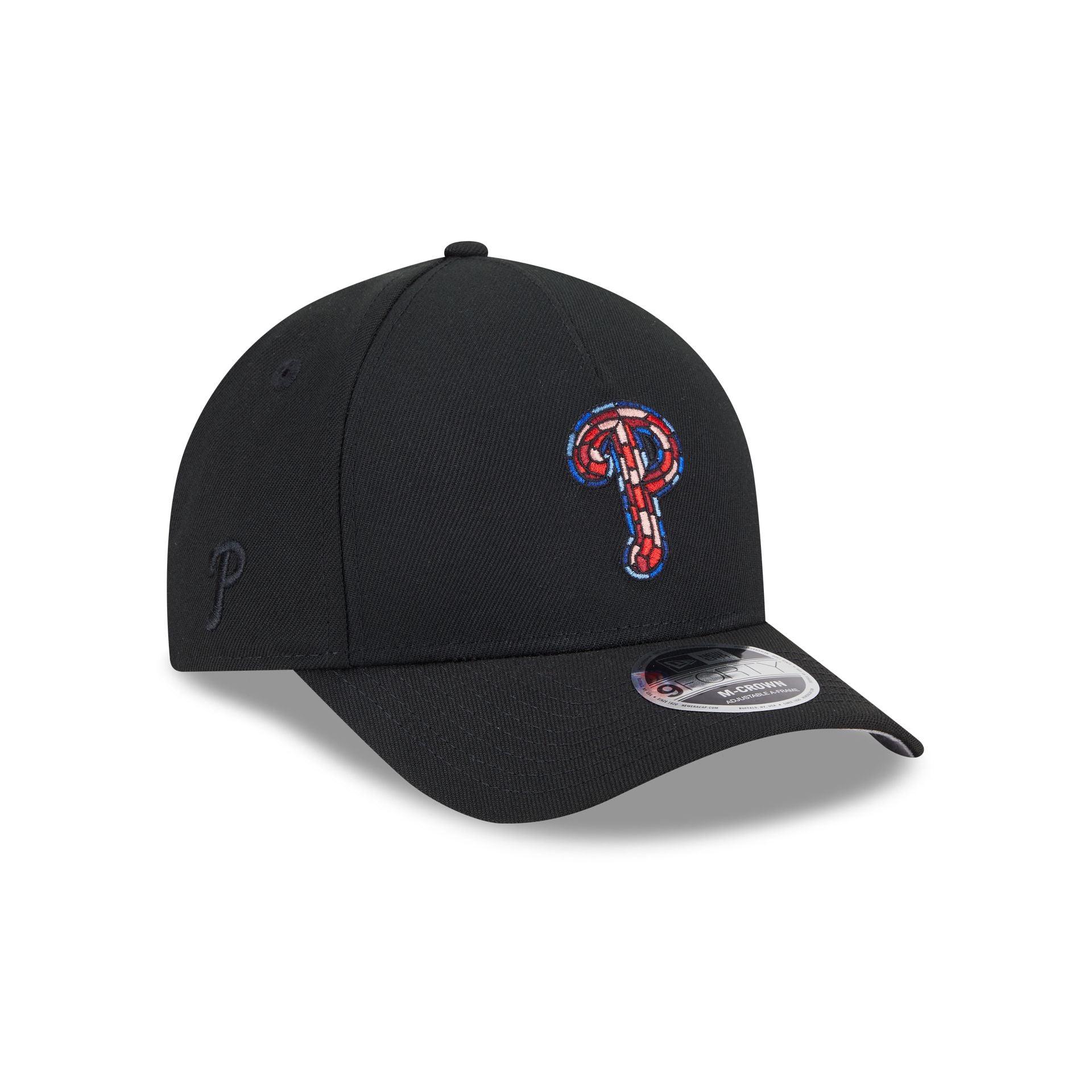 Philadelphia Phillies Stained Glass 9FORTY M-Crown A-Frame Snapback Hat Male Product Image