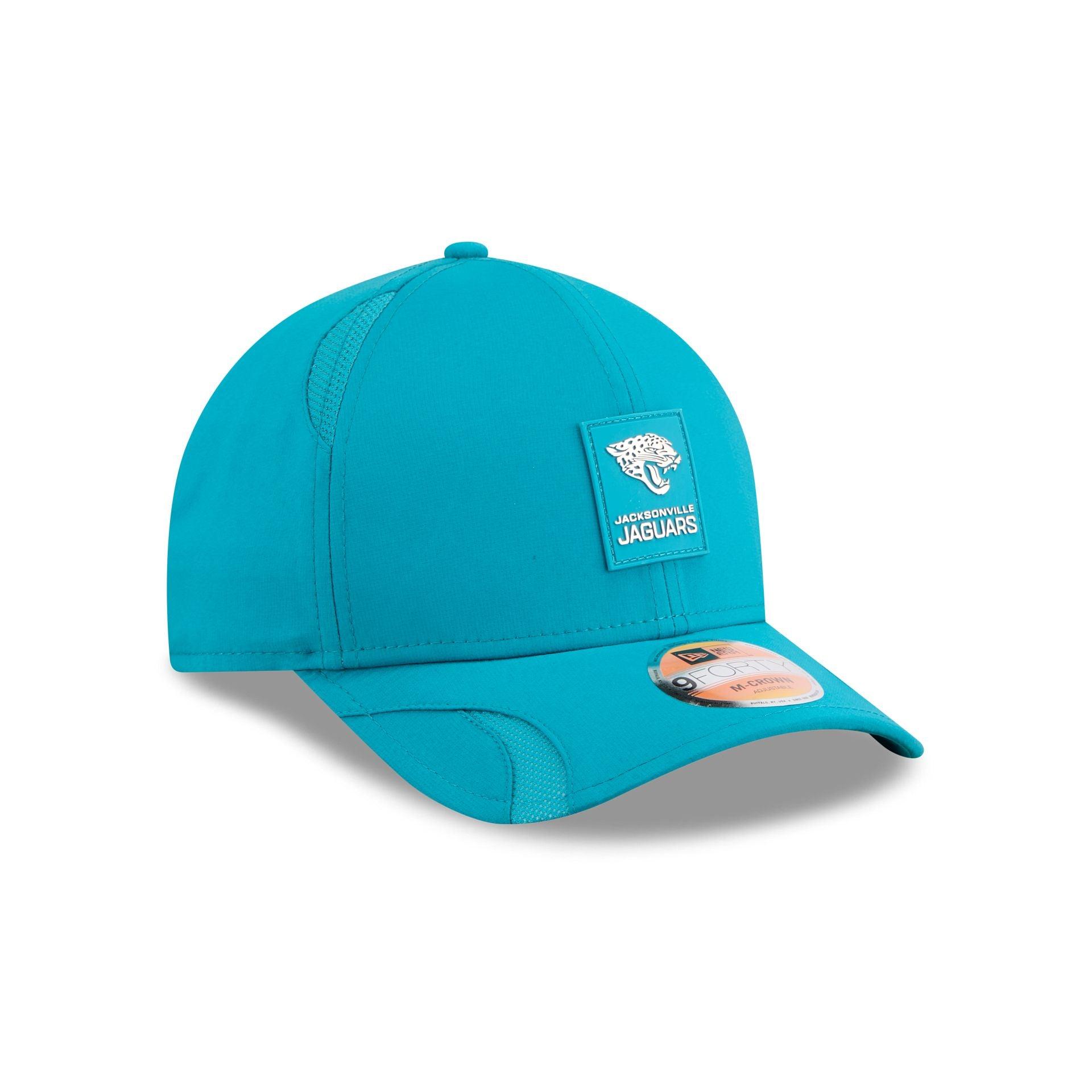 Jacksonville Jaguars 2025 Sideline Hot Weather 9FORTY M-Crown Snapback Hat Male Product Image