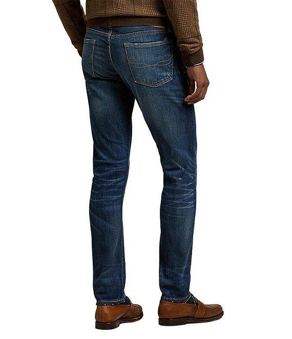 Polo Ralph Lauren Sullivan Slim Fit Stretch Lightly Distressed Jeans Product Image