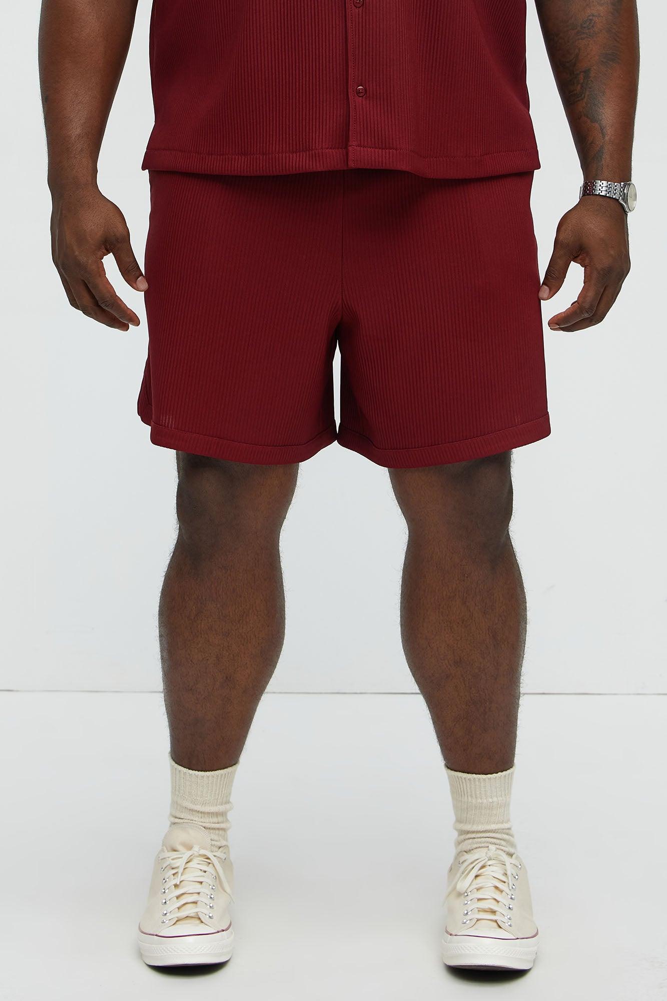 Show Up Basketball Short - Burgundy Male Product Image