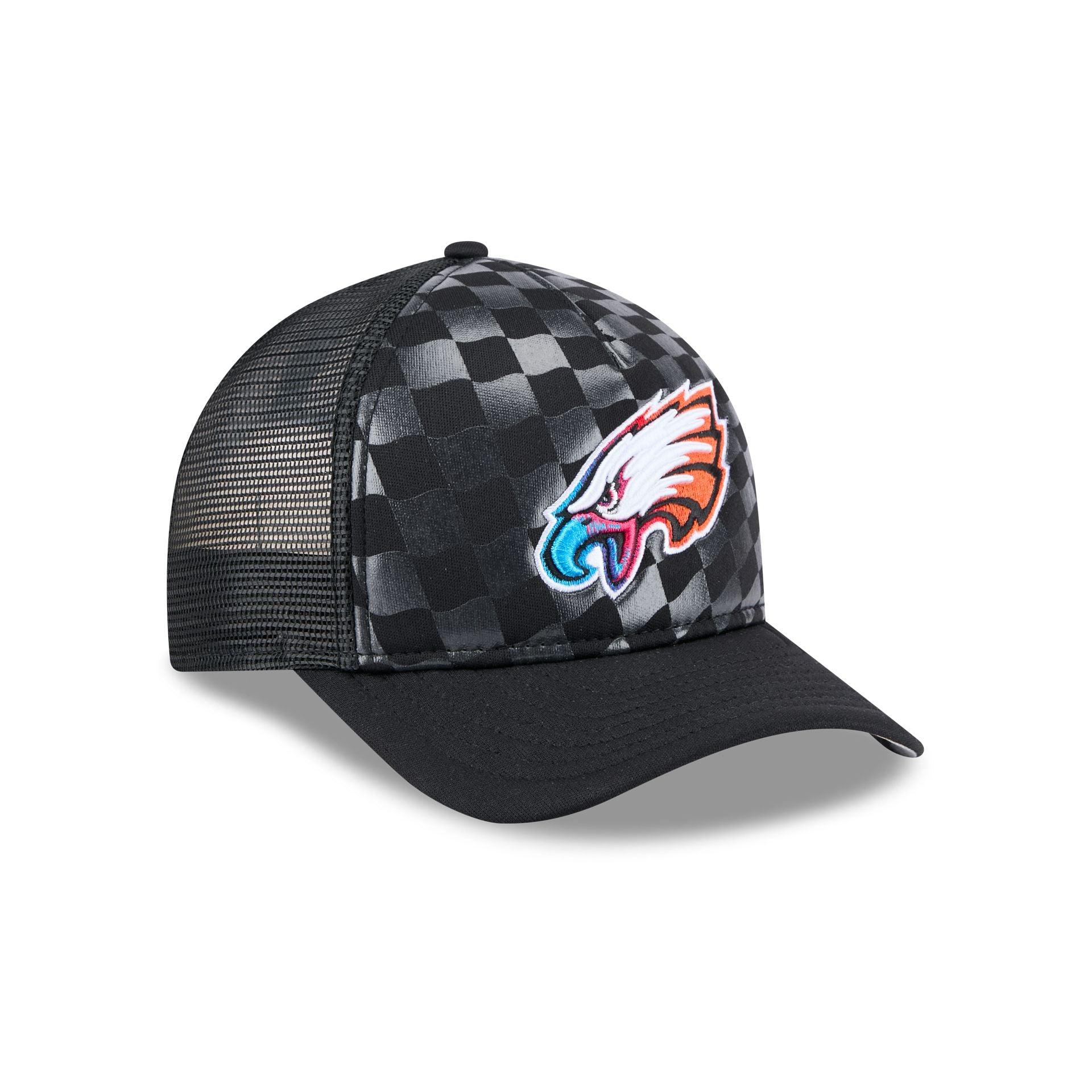 Philadelphia Eagles Gradient Raceway 9FORTY M-Crown A-Frame Trucker Hat Male Product Image