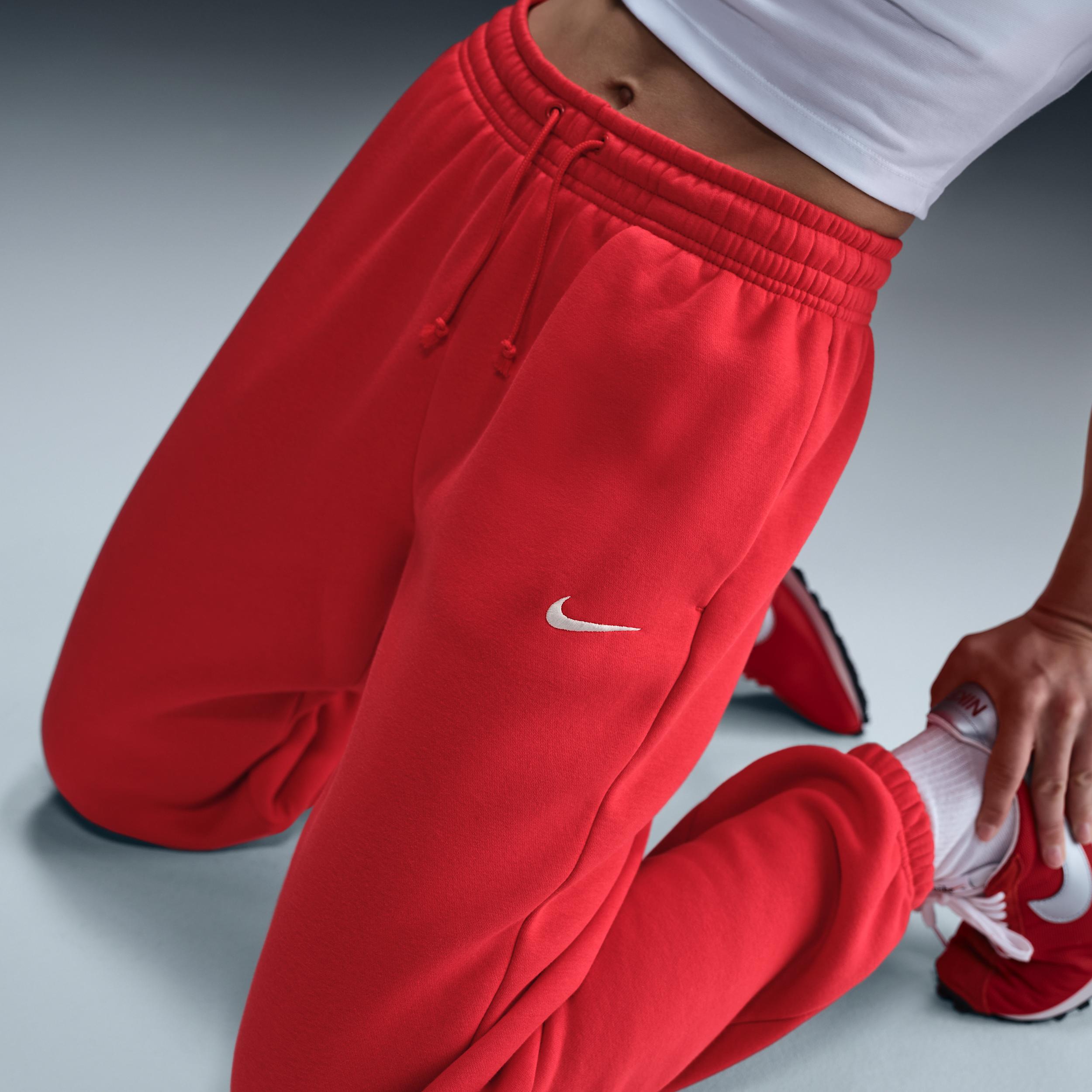 Womens Nike Sportswear Phoenix Fleece High-Waisted Oversized Sweatpants | FZ5996-233 Product Image