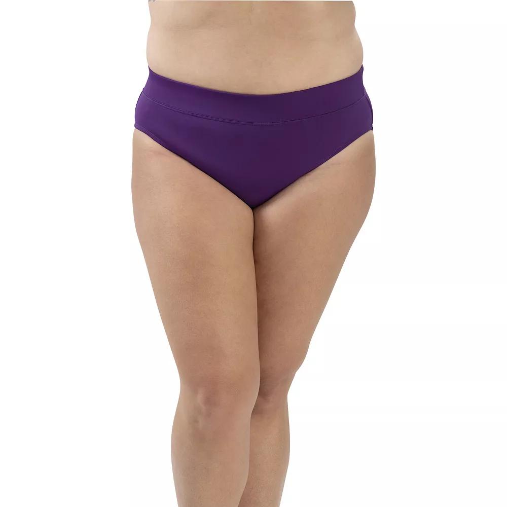 Women's Dolfin Aquashape UPF 50+ Solid Moderate Cut Swim Briefs,  Product Image