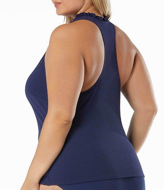 Beach House Plus Size Pique Solid Olivia Princess Seam Swim Skort Product Image