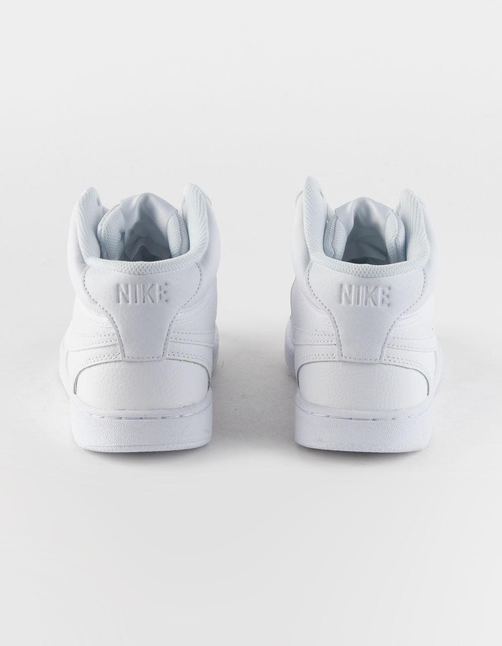 NIKE Court Vision Mid Womens Shoes - WHITE Product Image