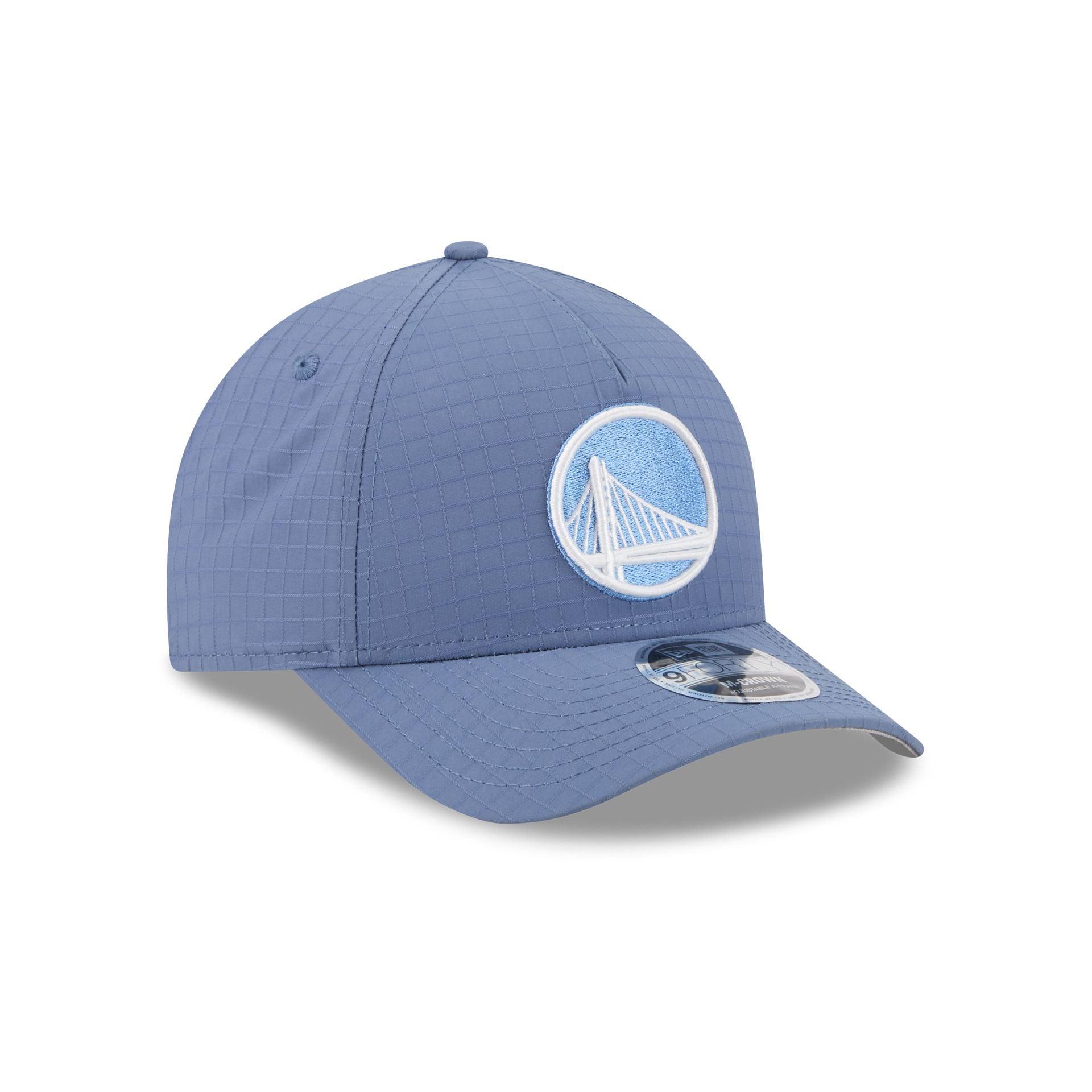Golden State Warriors Blue Ripstop 9FORTY M-Crown A-Frame Snapback Hat Male Product Image