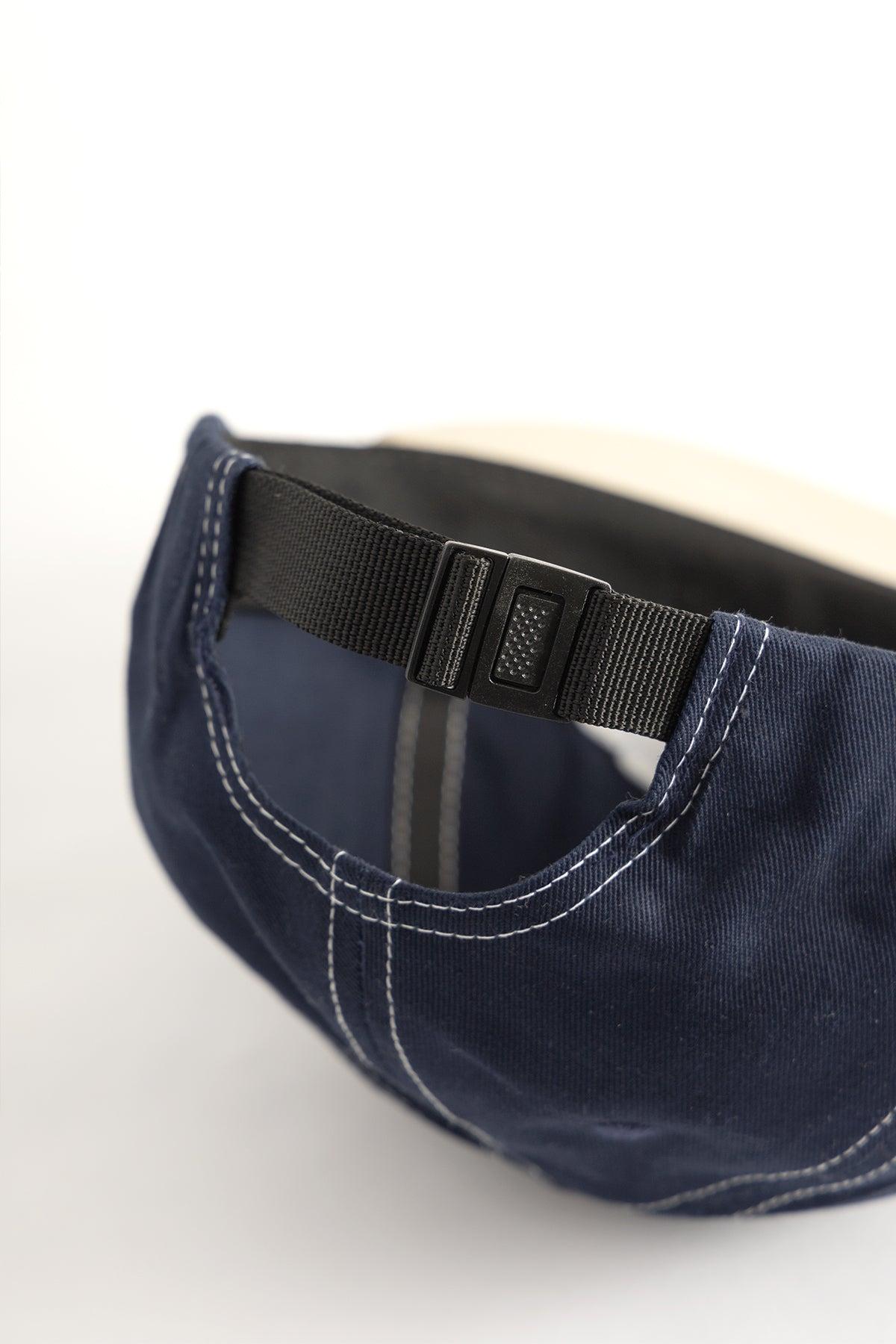 Arch Logo Contrast Stitch Cap - Navy/Khaki Product Image