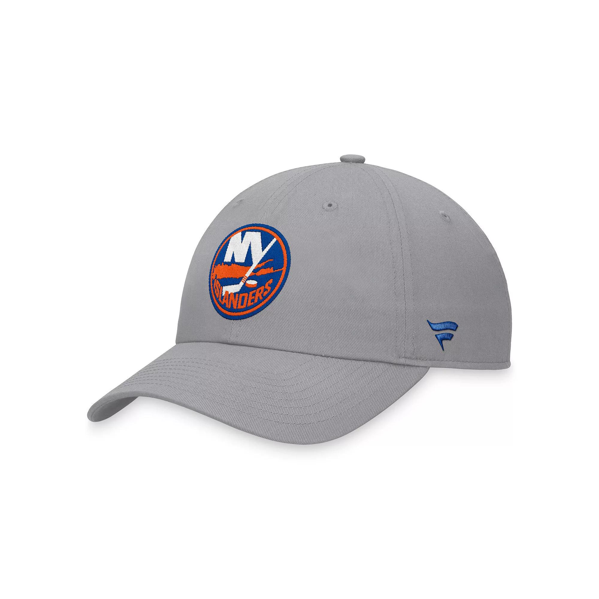 Men's Fanatics Gray New York Islanders Extra Time Adjustable Hat, Isl Grey Product Image
