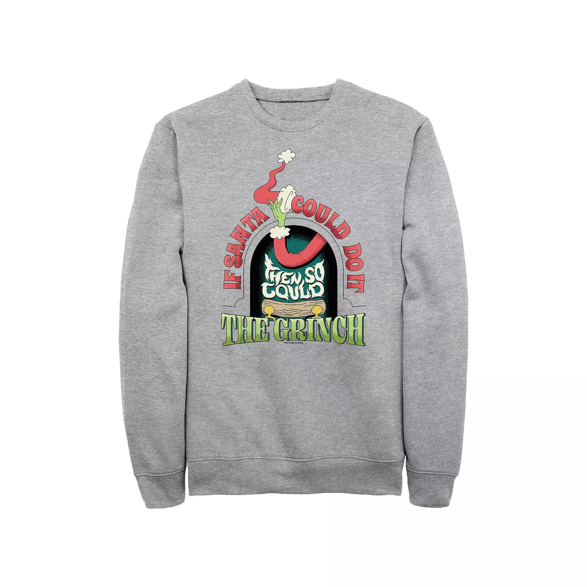 Big & Tall Dr. Seuss Grich If Santa Could Do It Graphic Fleece, Men's,  Product Image