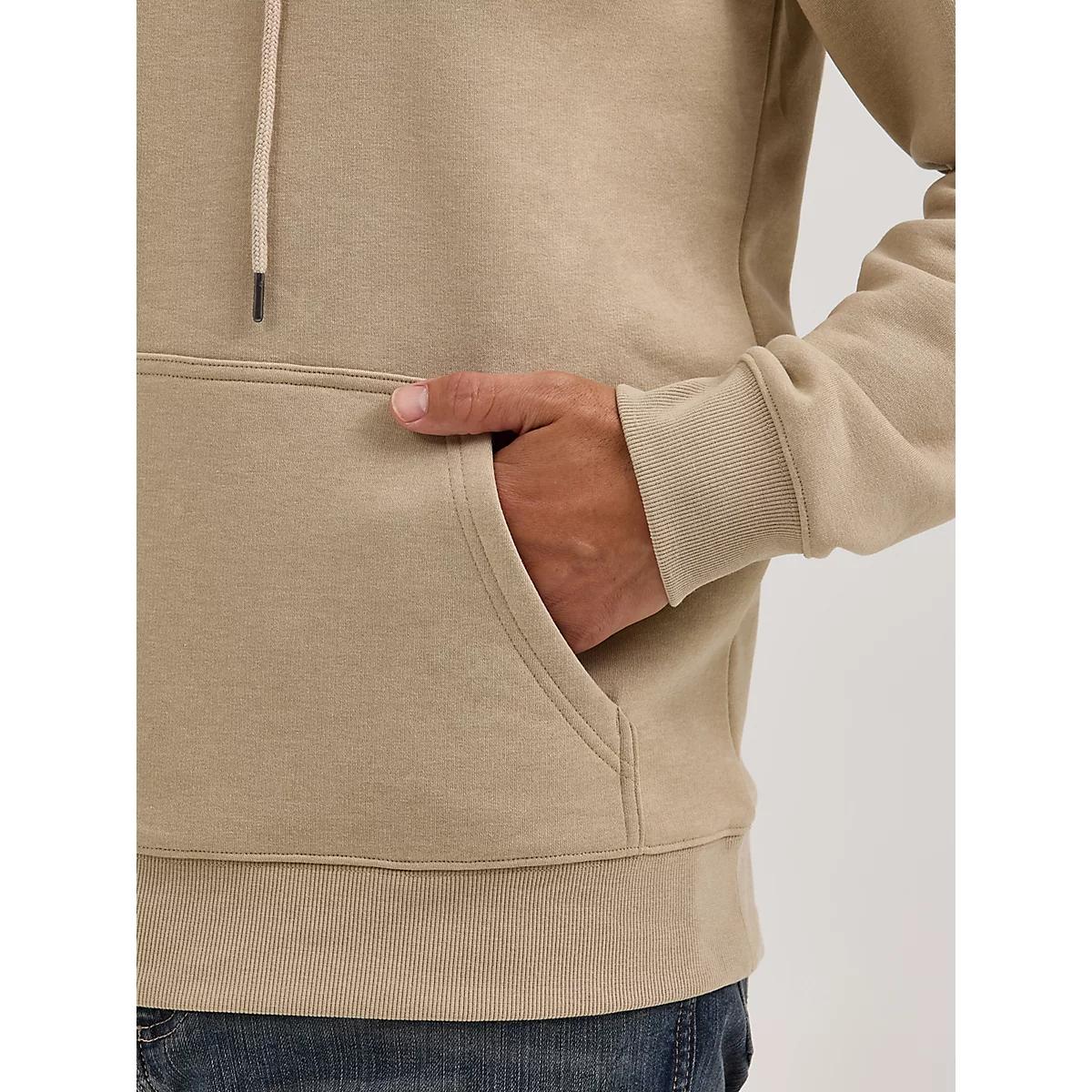 Men's Classic Wrangler Logo Graphic Hoodie in Trench Coat Product Image
