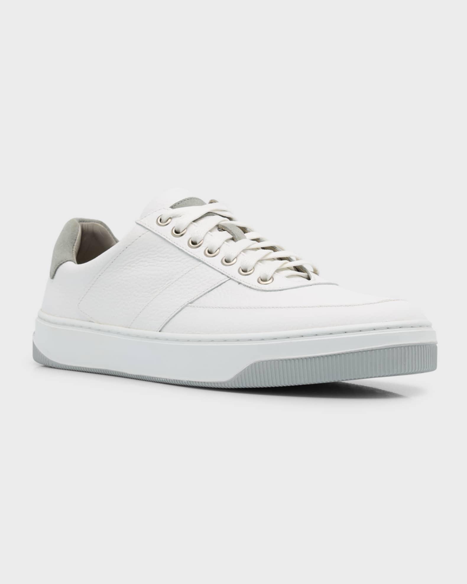 Men's Vantage Pebble Grain Leather Low-Top Sneakers Product Image
