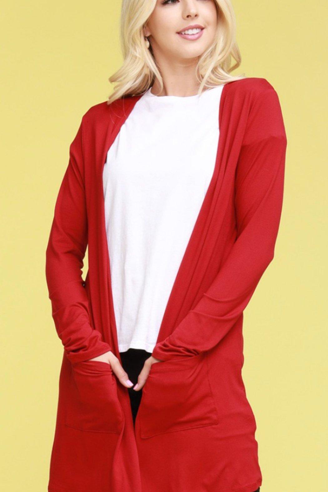 Loose Draped Cardigan Product Image
