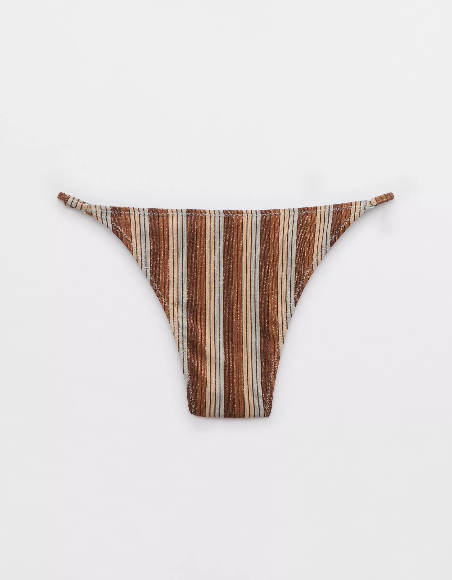 Aerie Sparkle Adjustable Cheekiest Bikini Bottom Product Image