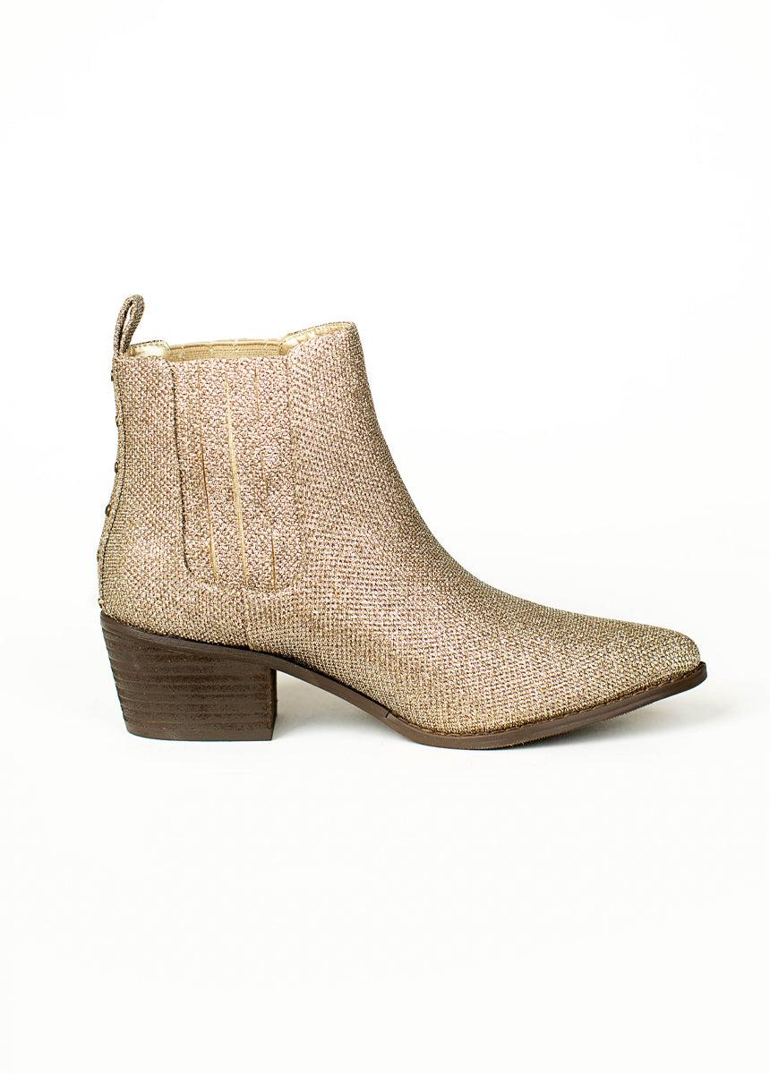 Chelzea Boot in Gold Female Product Image