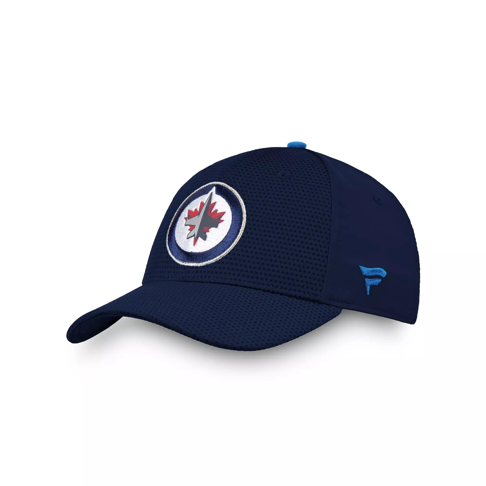 Men's Fanatics Branded Navy Winnipeg Jets Authentic Pro Rinkside Flex Hat, Size: Medium/Large, Jts Blue Product Image